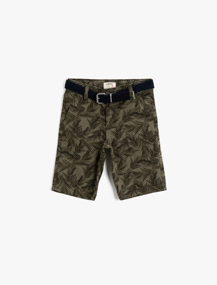 Erkek Çocuk Desenli Şort Pamuklu