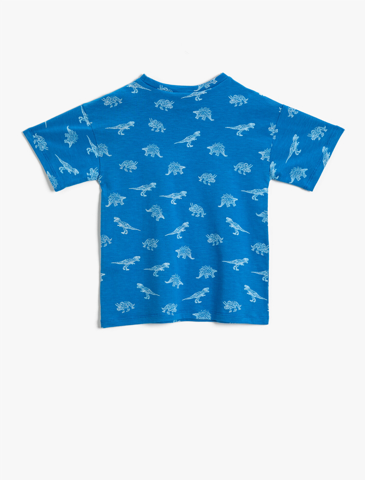  Erkek Çocuk Baskılı Tişört Bisiklet Yaka Pamuklu