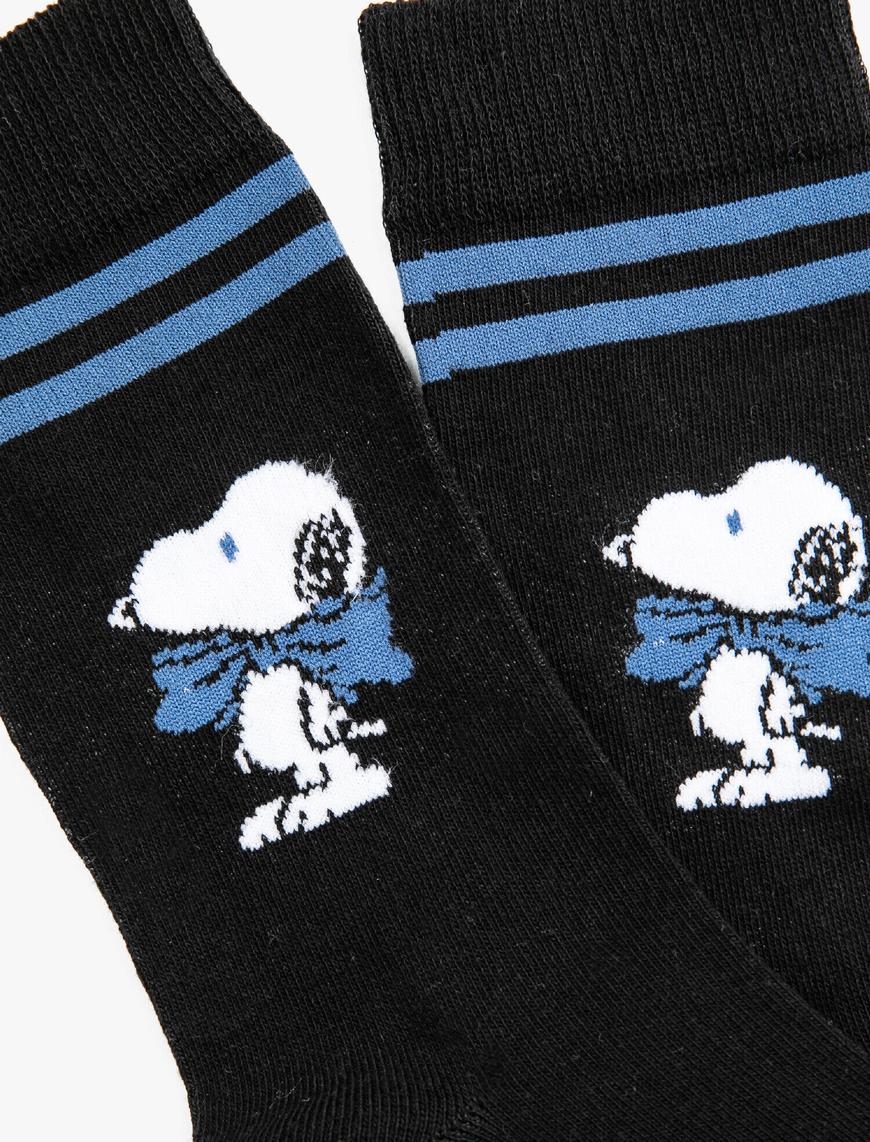  Erkek Snoopy Lisanslı Soket Çorap