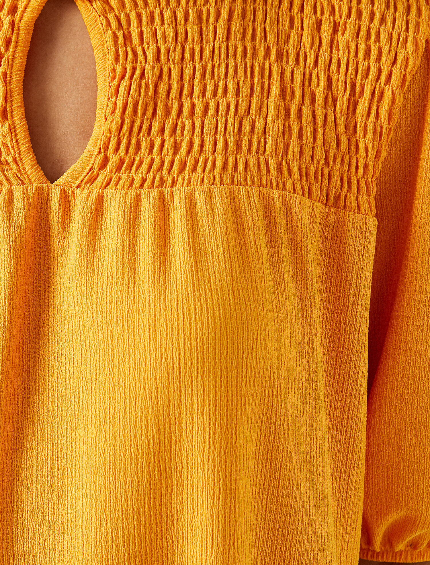   Fırfırlı Midi Elbise