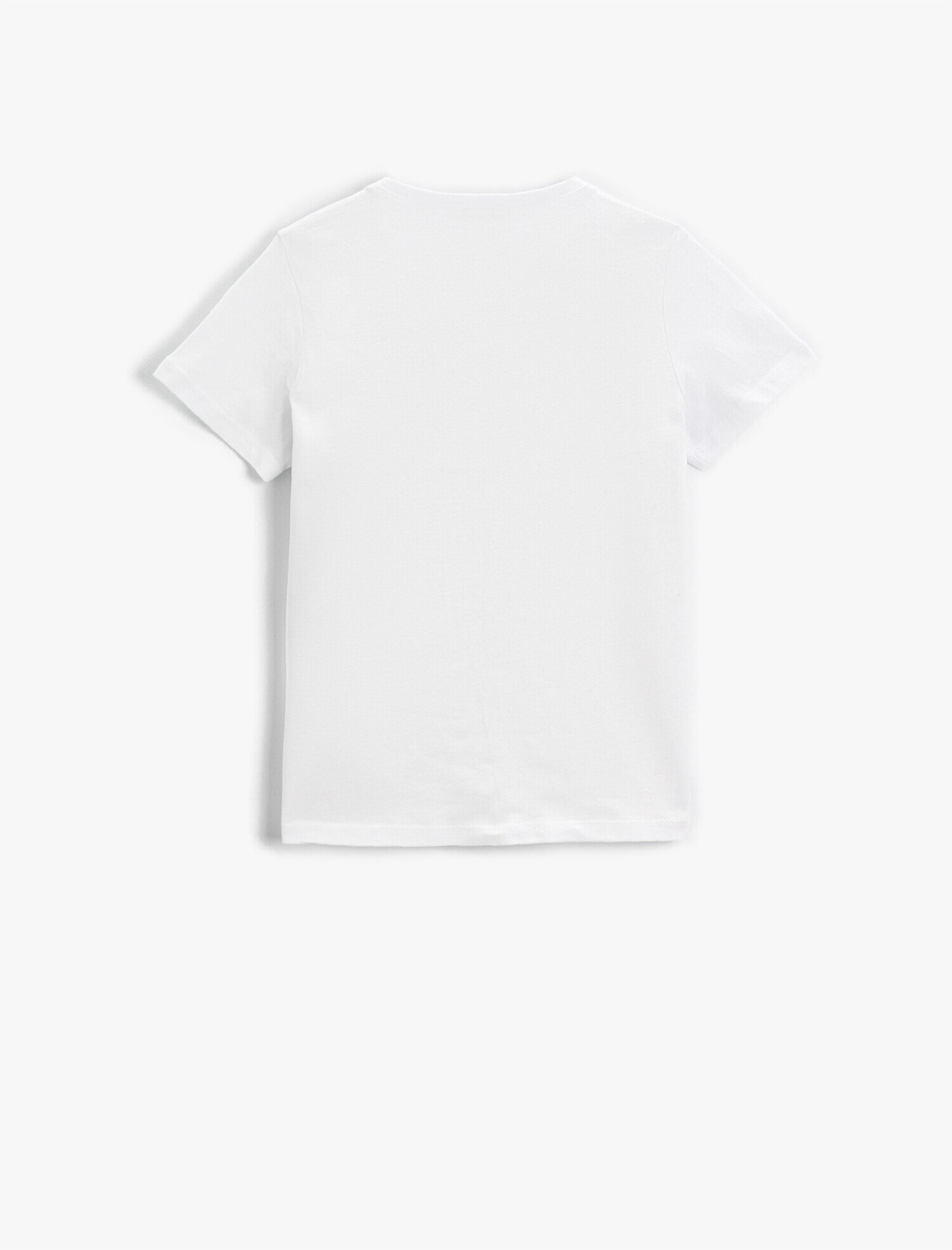  Erkek Çocuk Dinozor Baskılı Kısa Kollu Tişört Pamuklu Bisiklet Yaka