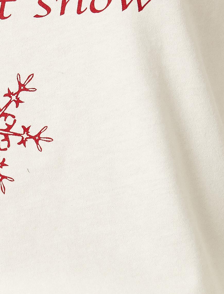   Pamuklu Uzun Kollu Desenli Pijama Takımı