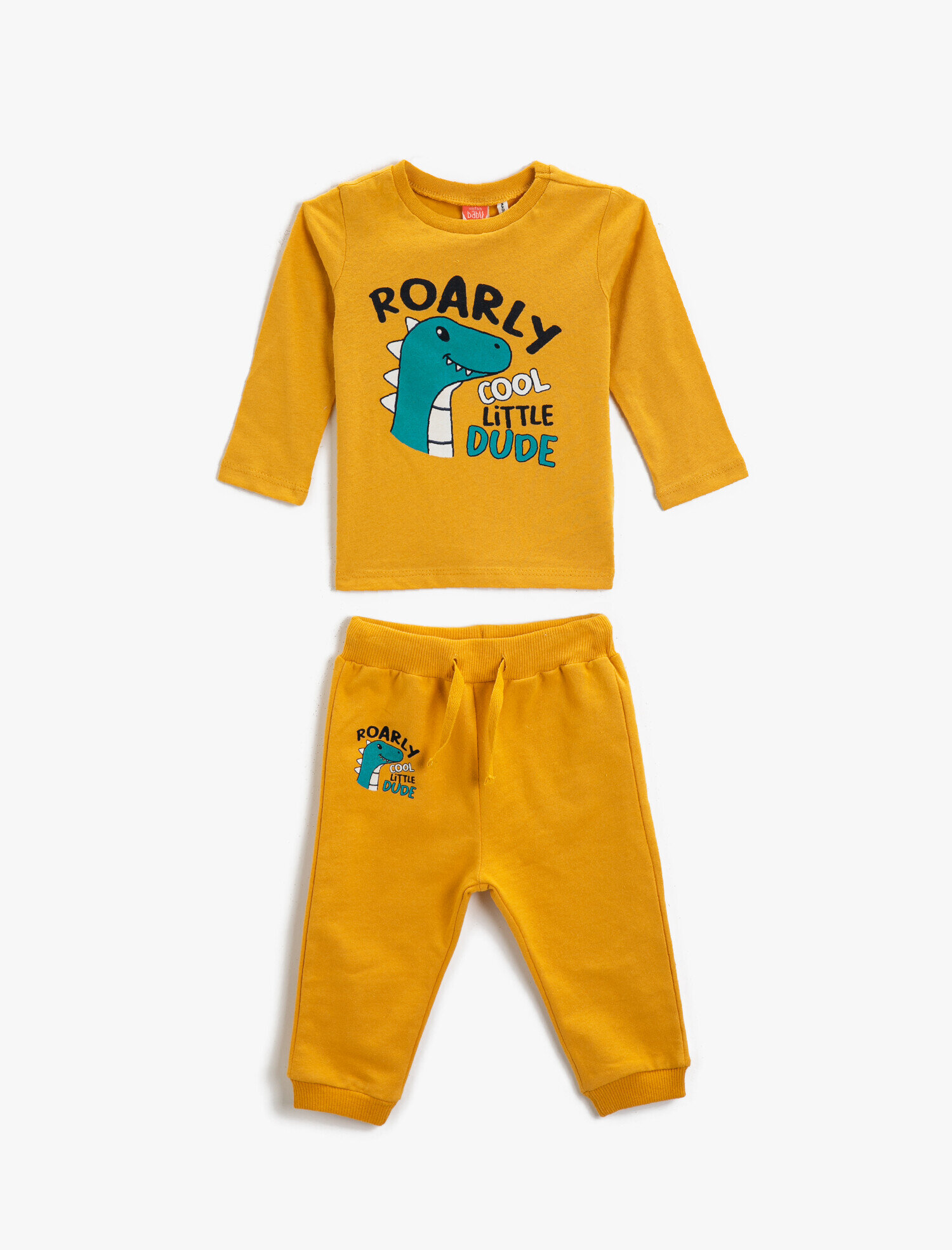  Erkek Bebek Eşofman Takımı - Sweatshirt ve Jogger Eşofman Altı Pamuklu