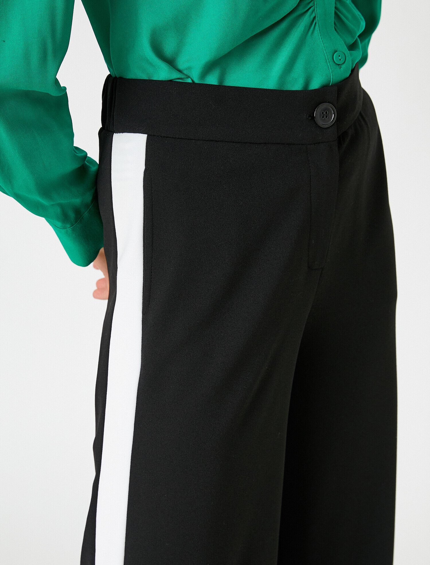   Cepli Çizgili Pantolon