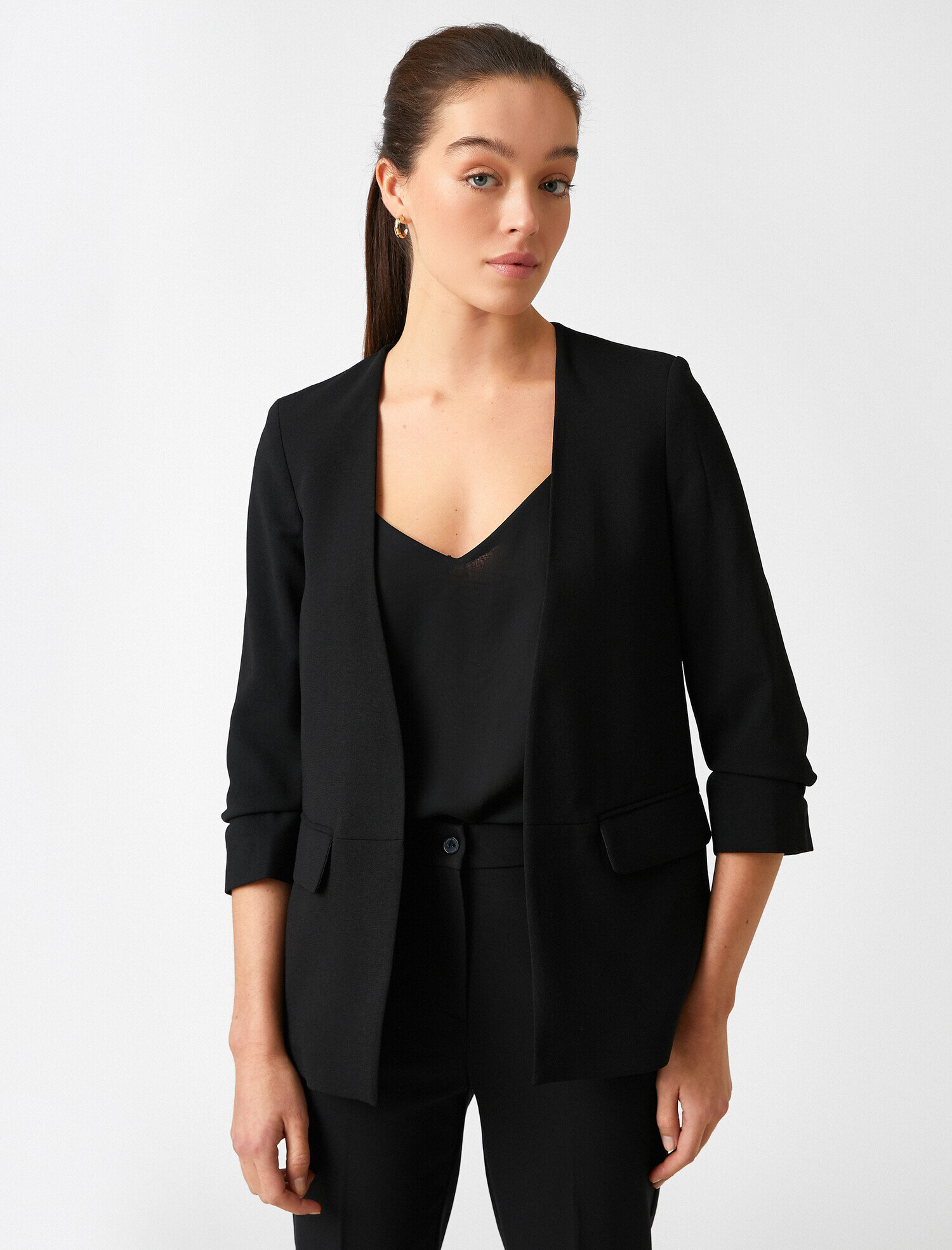   Kolu Büzgülü Blazer Ceket