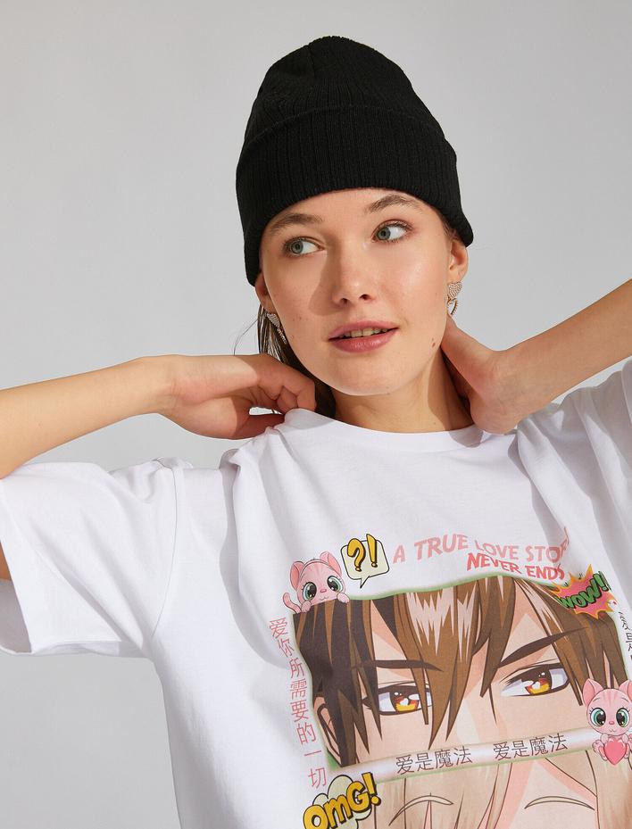  Kısa Kollu Bisiklet Yaka Tişört