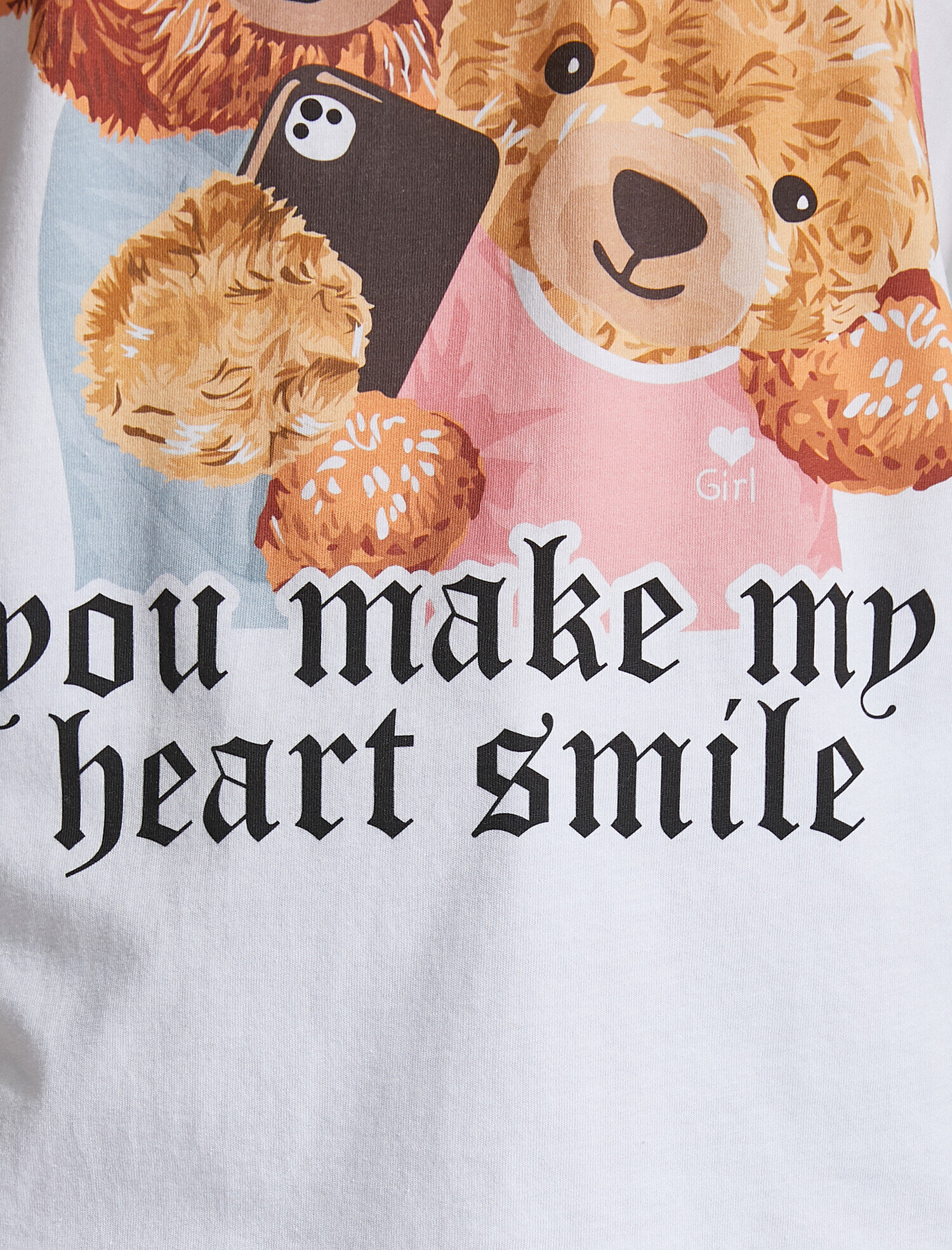   Baskılı Kısa Kollu Tişört