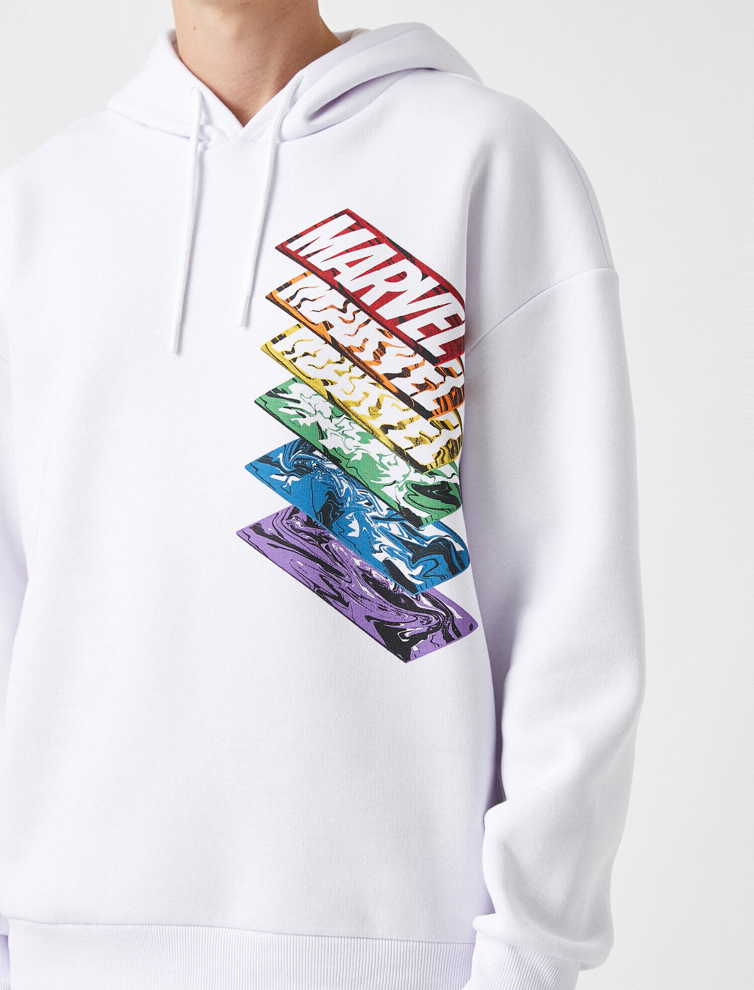   Marvel Kapüşonlu Sweatshirt Lisanslı Baskılı