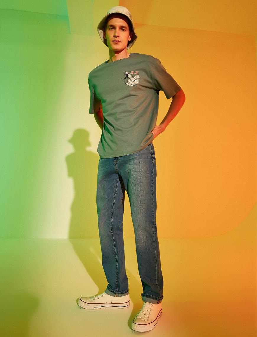   Slim Fit Kot Pantolon - Brad Jean