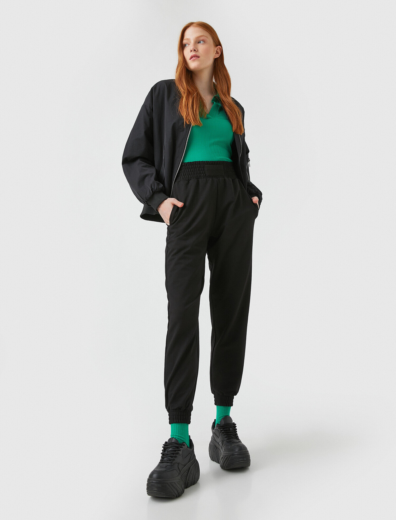   Jogger Eşofman Altı Beli Lastikli