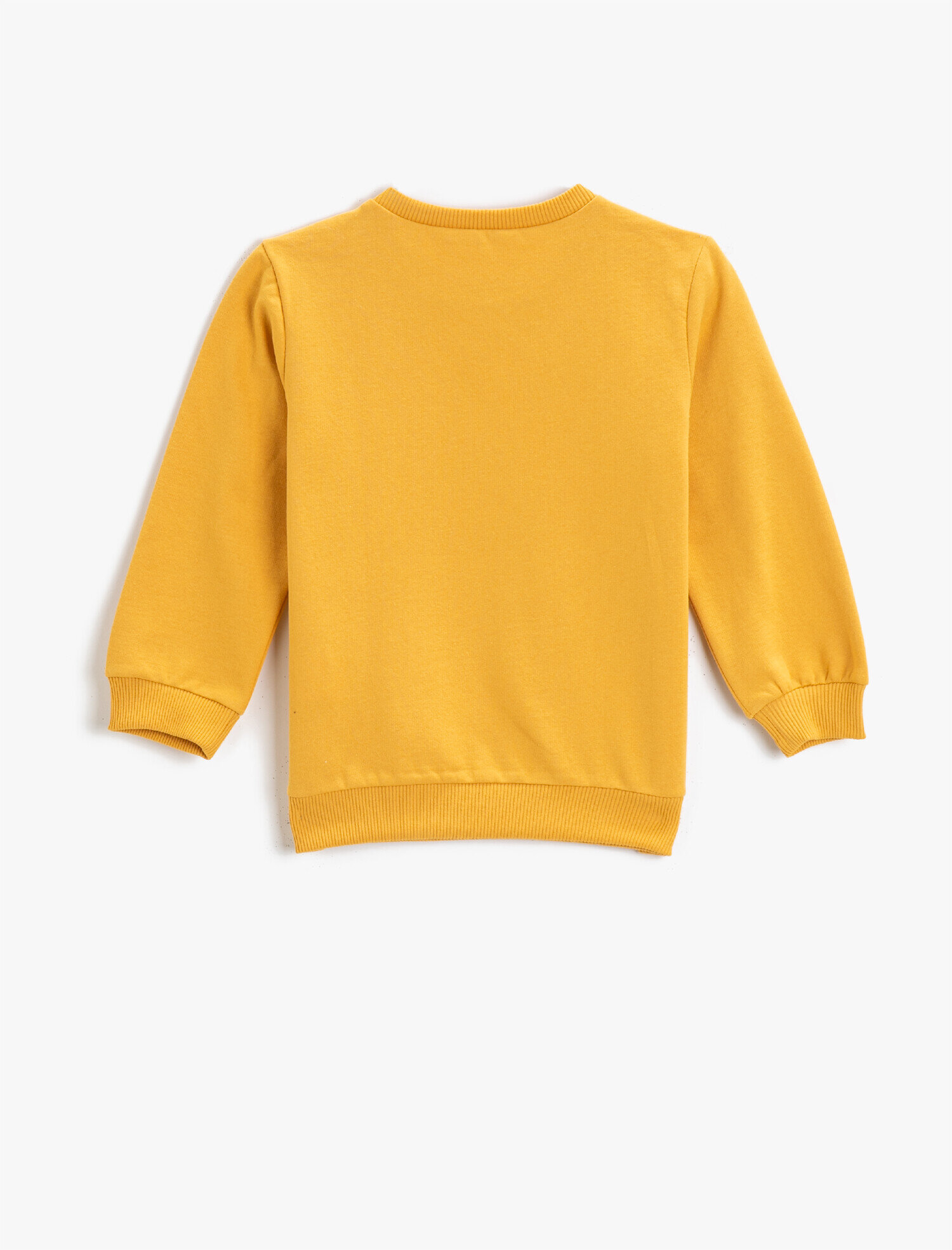  Erkek Çocuk Baskılı Uzun Kollu Sweatshirt Bisiklet Yaka