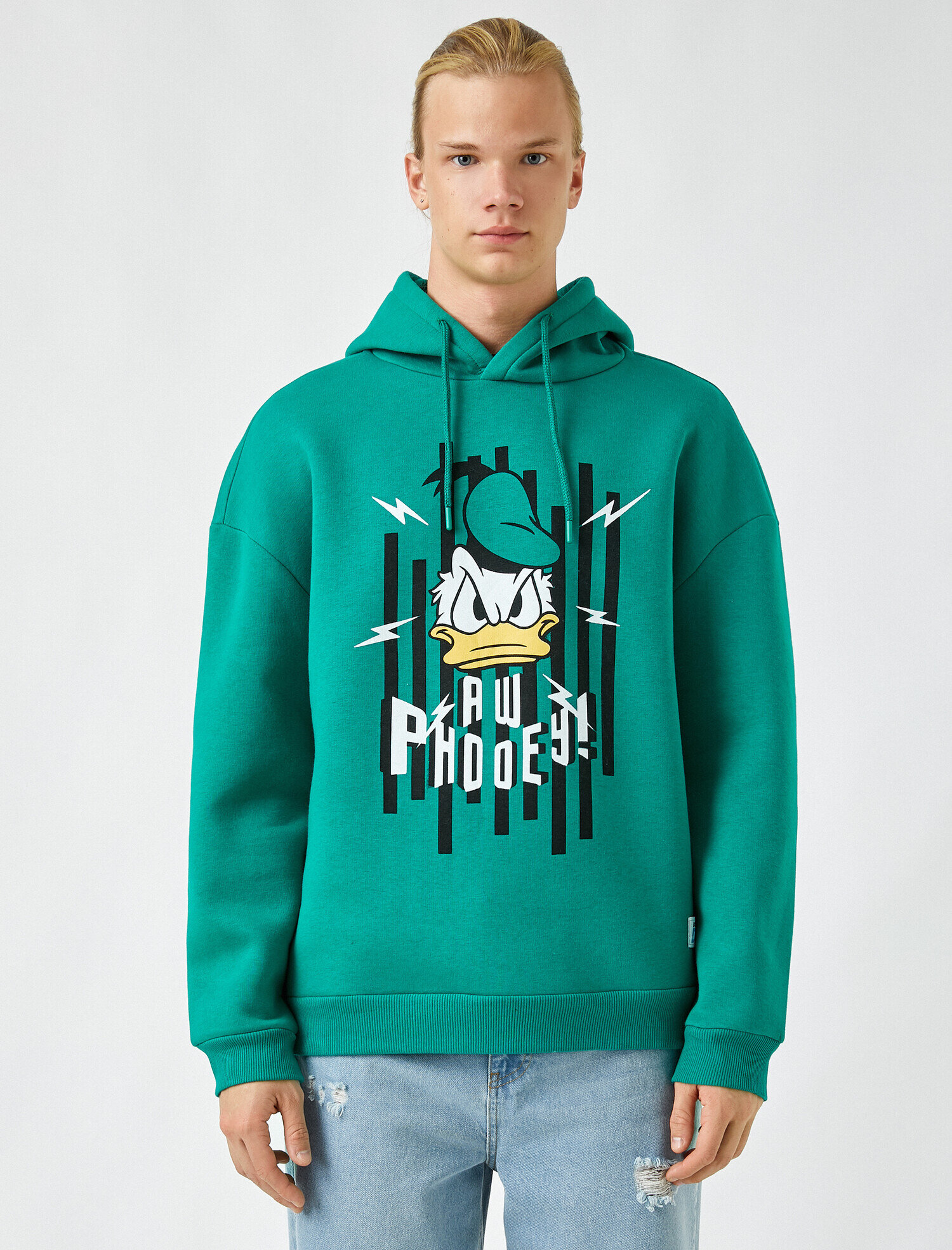   Donald Duck Kapşonlu Sweatshirt Lisanslı Baskılı