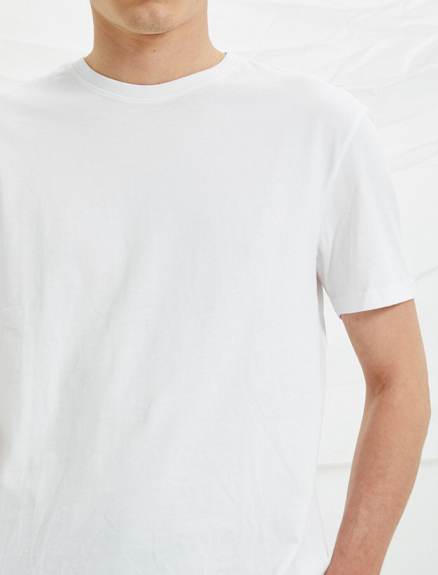   Basic Tişört Bisiklet Yaka