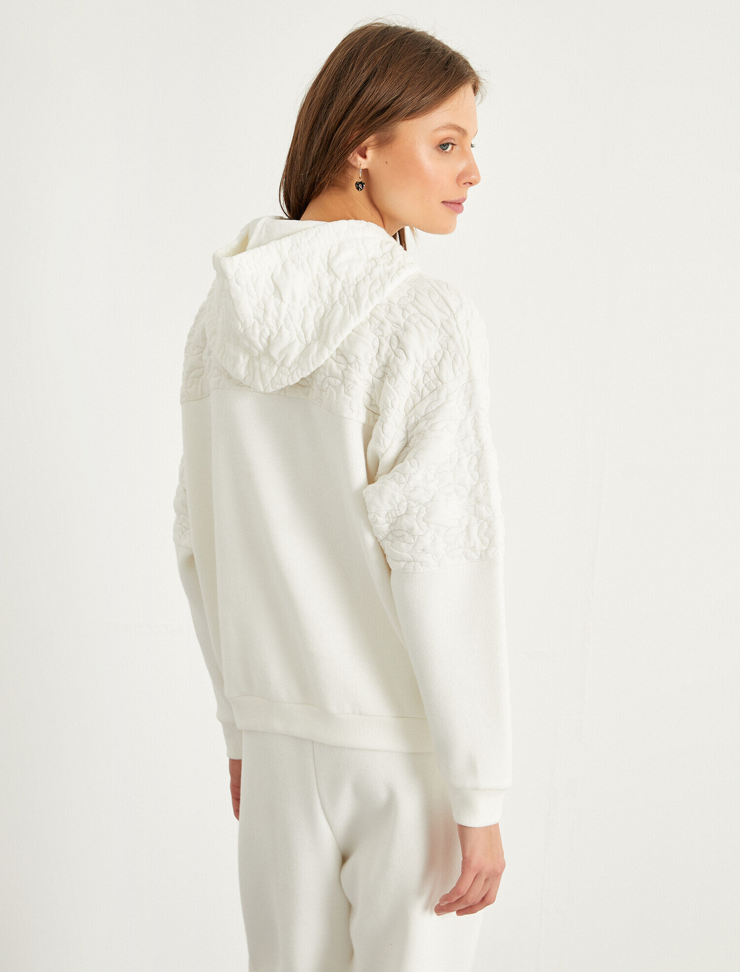   Kapüşonlu Pijama Üstü