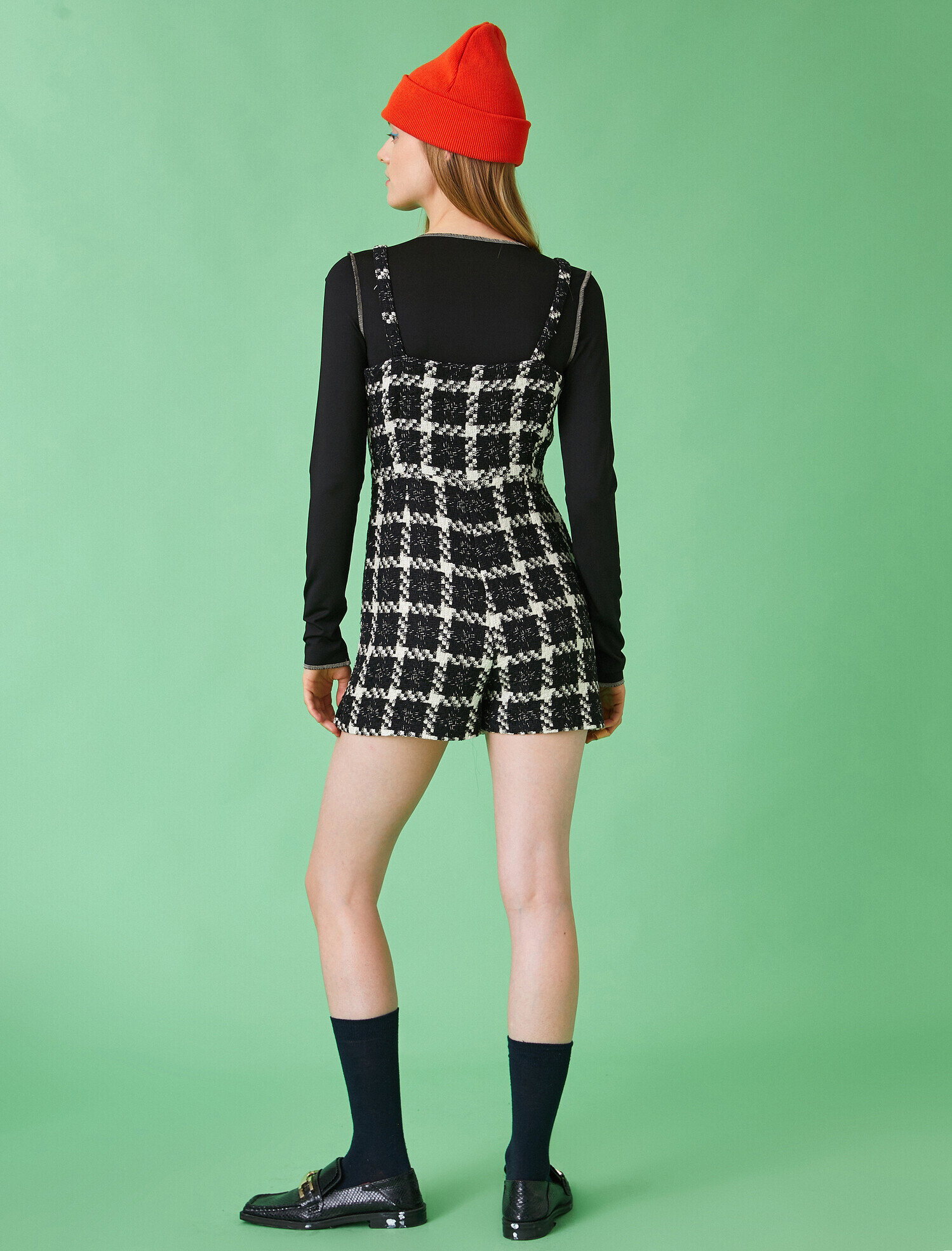 Askılı Kareli Tulum