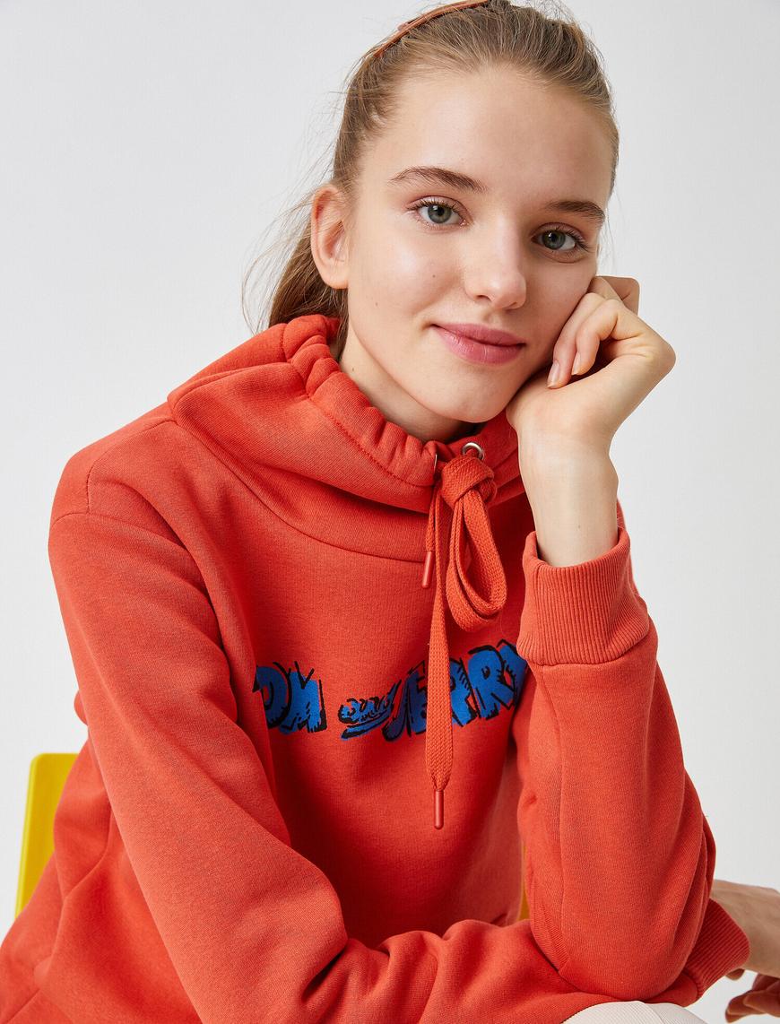   Warner Bros Lisanslı Uzun Kollu Baskılı Sweatshirt