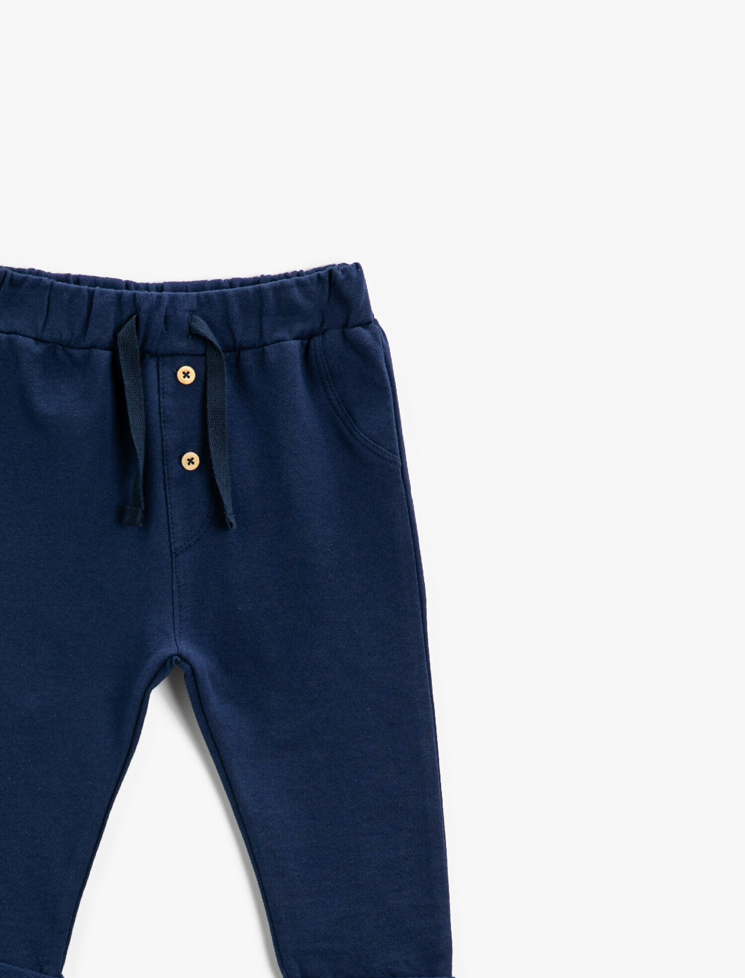  Erkek Bebek Belden Bağlamalı Eşofman Altı Pamuklu