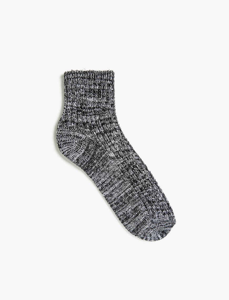  Kadın Desenli Soket Çorap