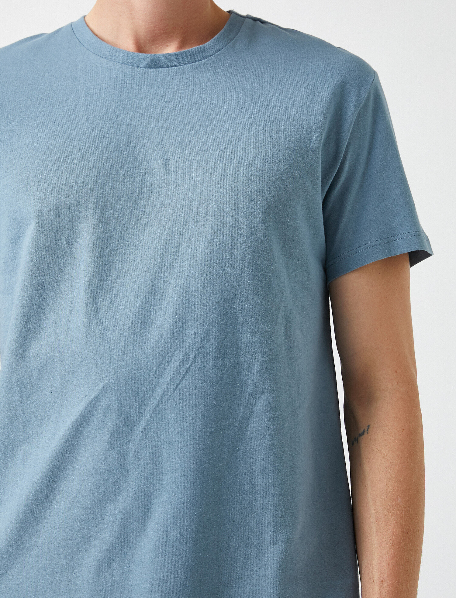   Basic Tişört Bisiklet Yaka