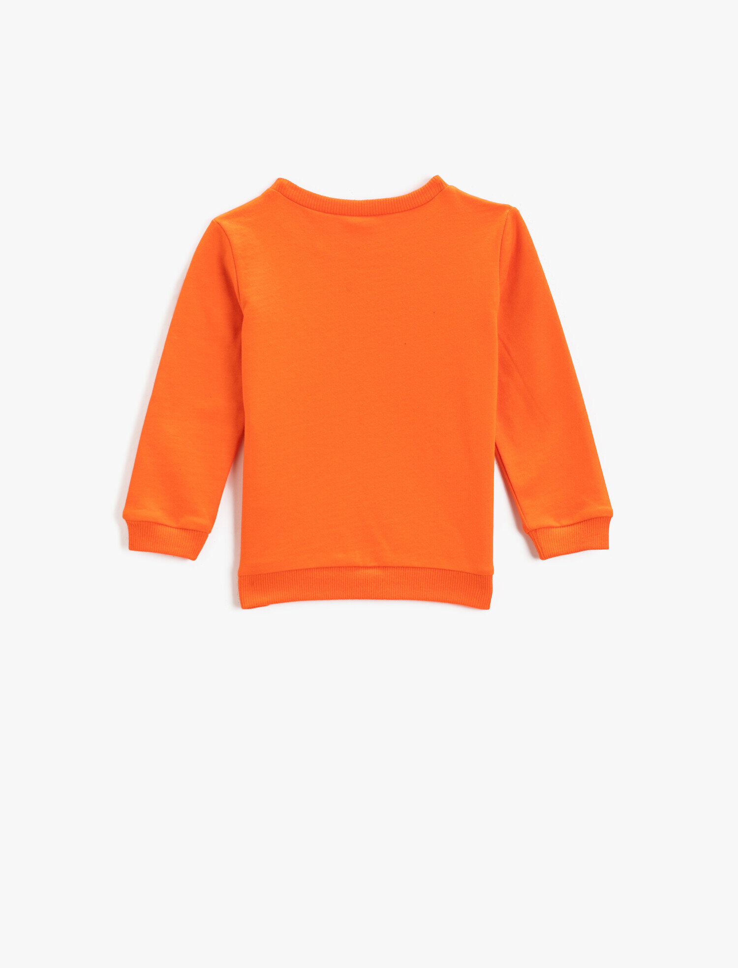 Erkek Bebek Little Bro Baskılı Sweatshirt Bisiklet Yaka Pamuklu
