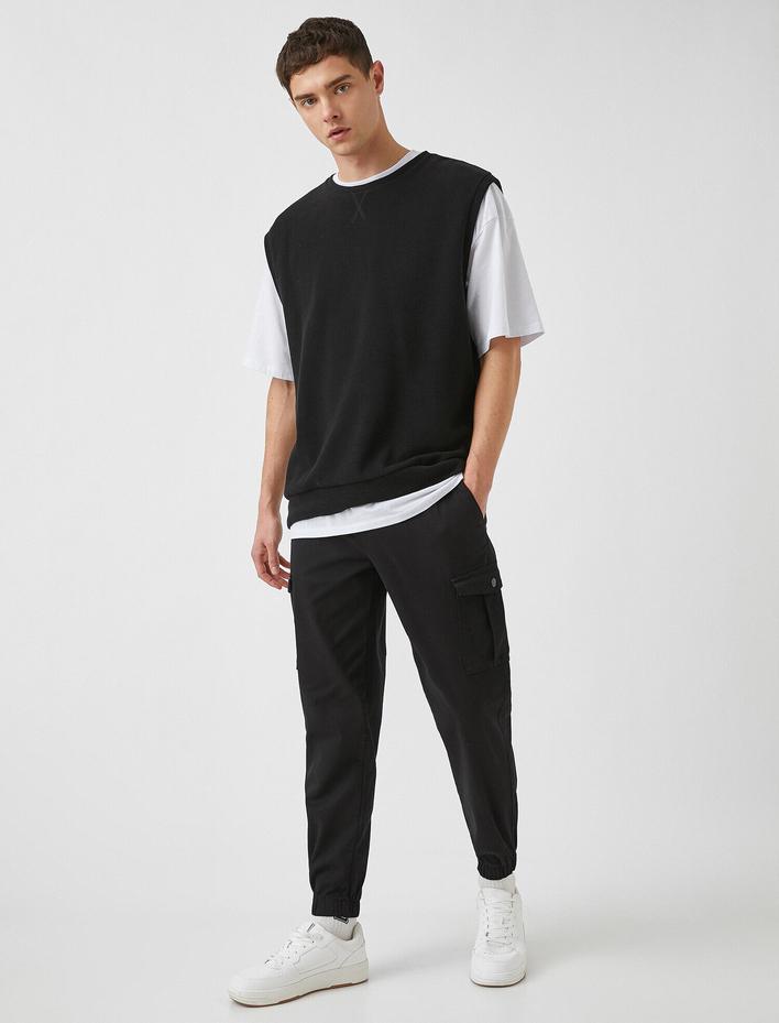  Tapered Fit Jogger Kargo Pantolon