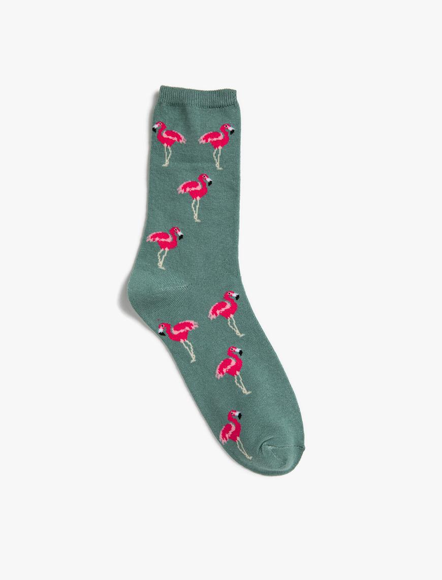  Kadın Hayvan Desenli Çorap