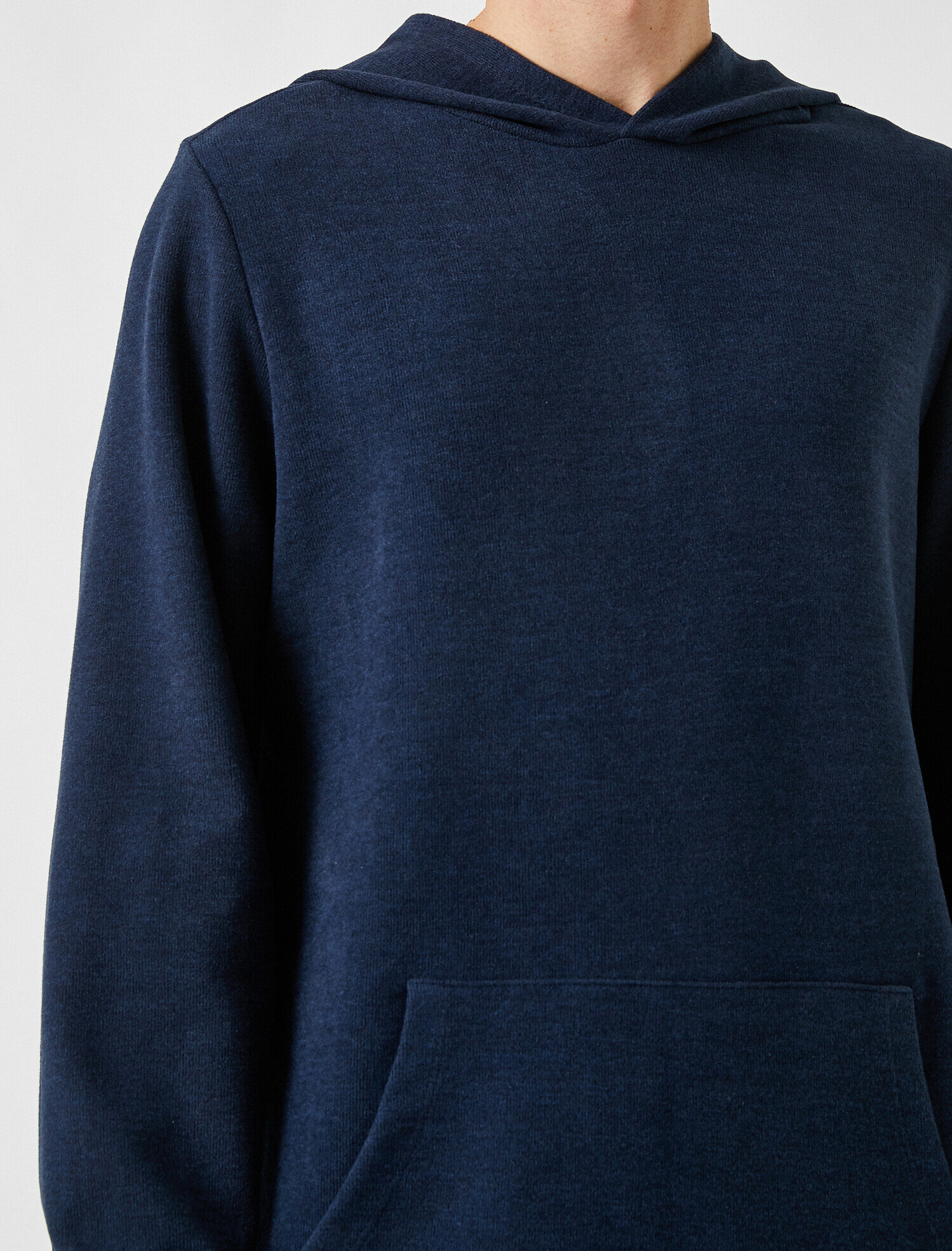   Oversize Basic Kapüşonlu Sweatshirt