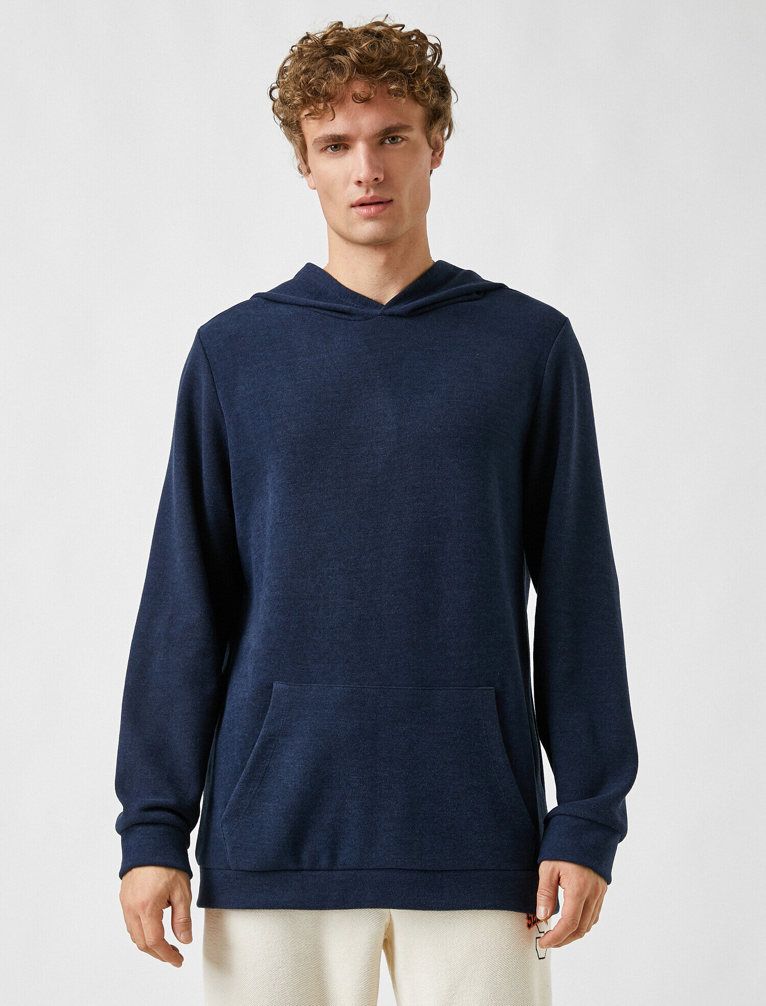   Oversize Basic Kapüşonlu Sweatshirt