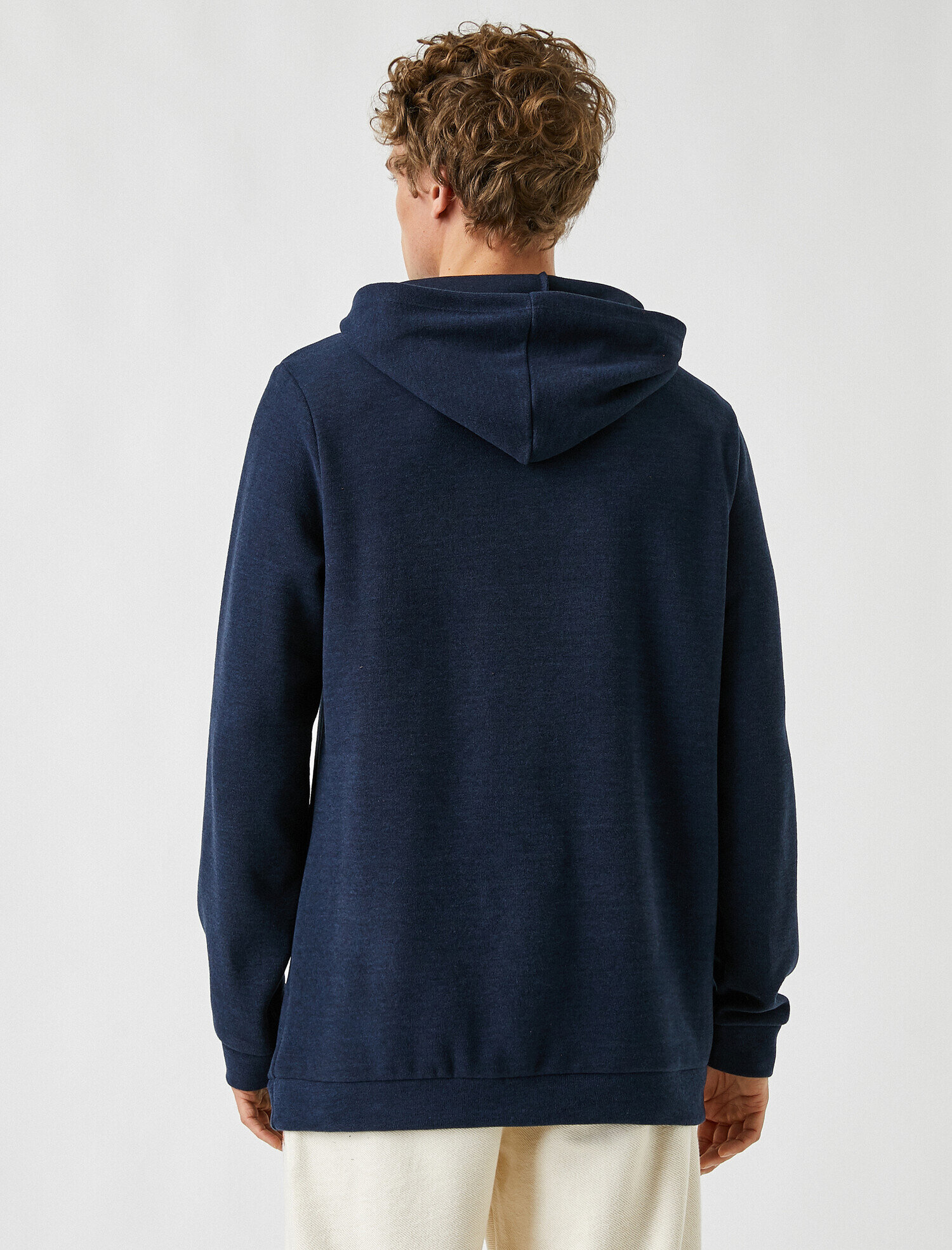   Oversize Basic Kapüşonlu Sweatshirt