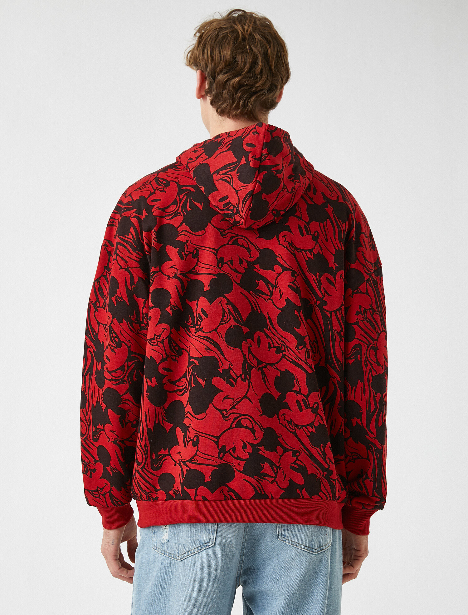 Mickey Mouse Kapüşonlu Sweatshirt Lisanslı Baskılı