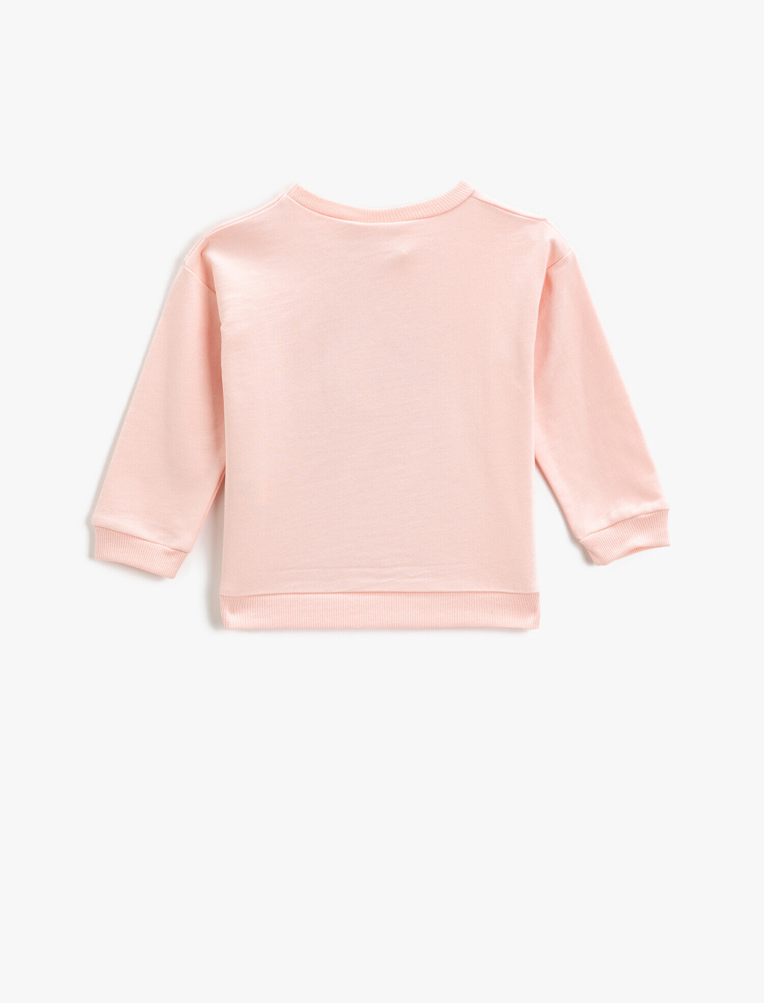 Kız Bebek Minnie Mouse Baskılı Sweatshirt Bisiklet Yaka Lisanslı Pamuklu