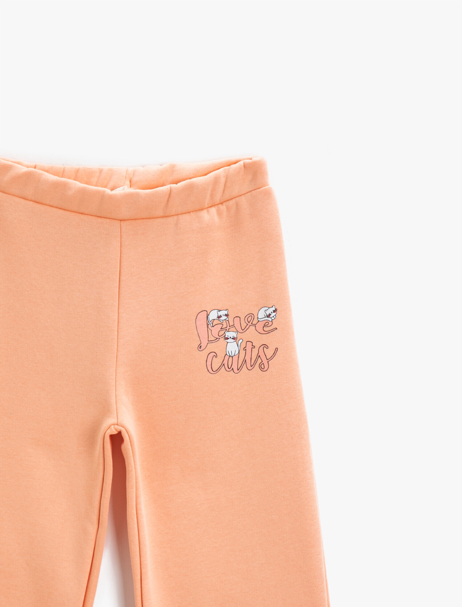  Kız Çocuk Baskılı Örme Pantolon