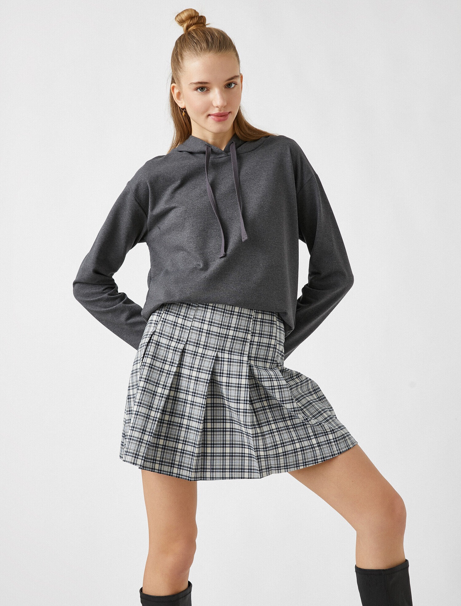   Uzun Kollu Oversize Sweatshirt