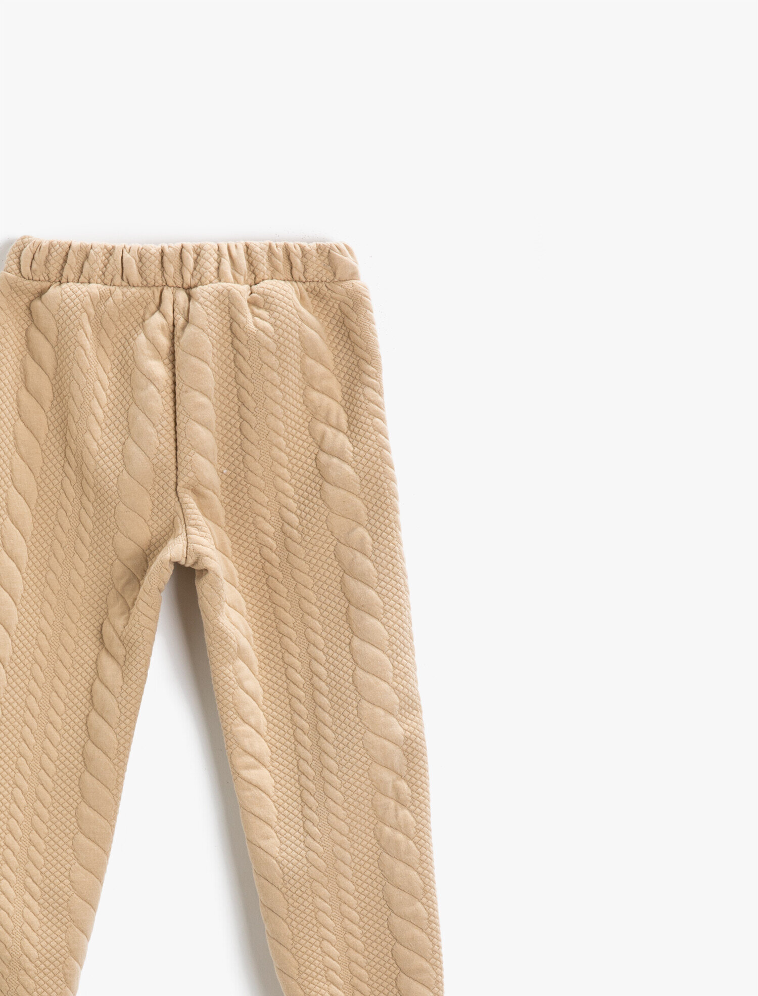  Kız Çocuk Basic Eşofman Altı Jogger Dokulu