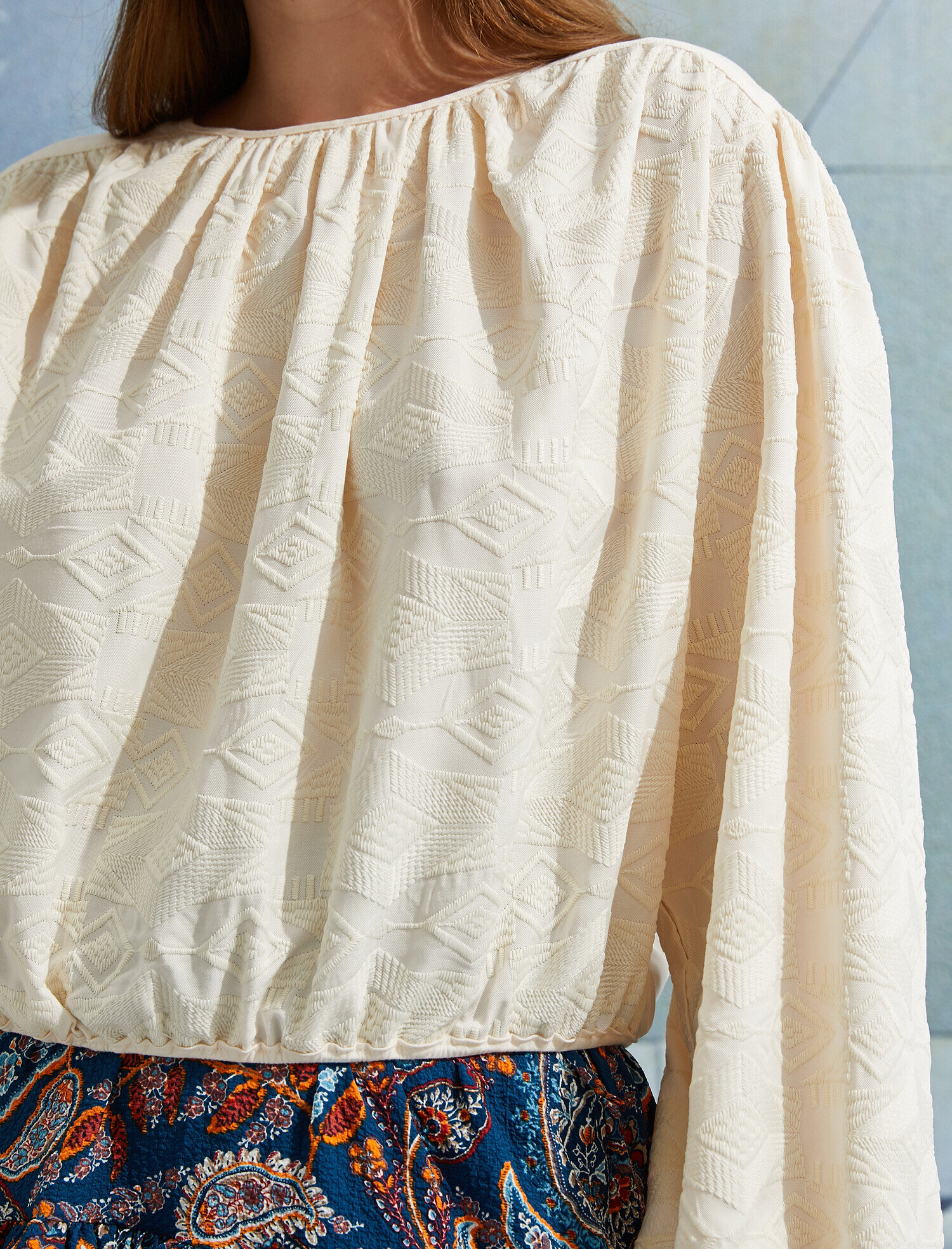   Büzgülü Crop Bluz