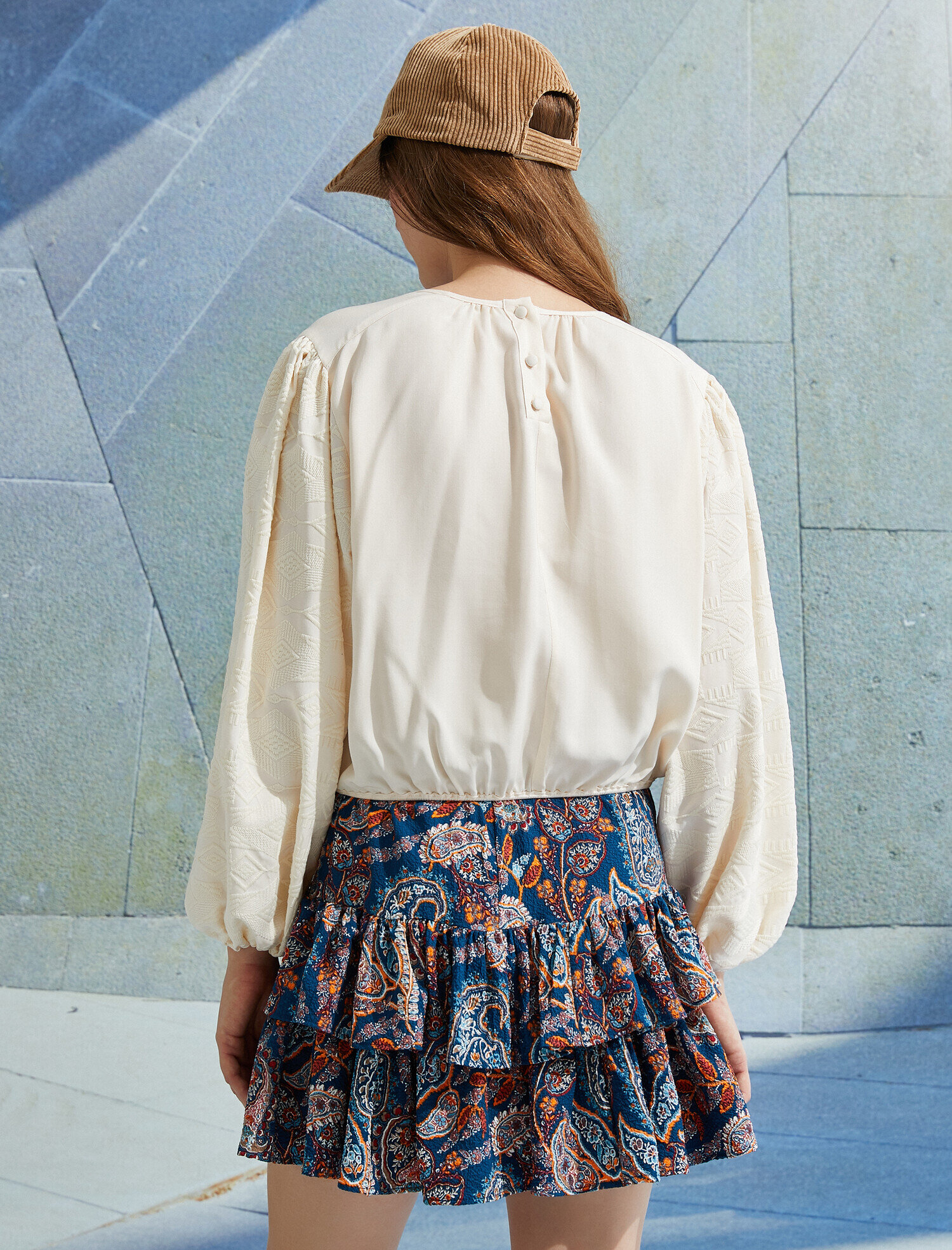   Büzgülü Crop Bluz