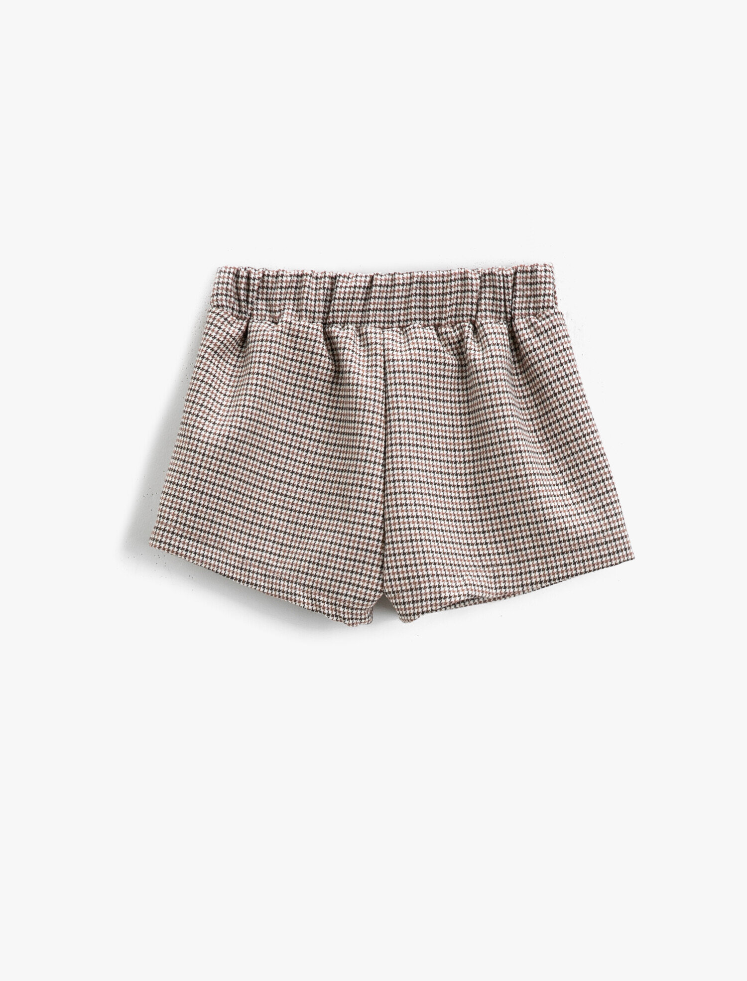  Kız Bebek Kazayağı Desenli Şort