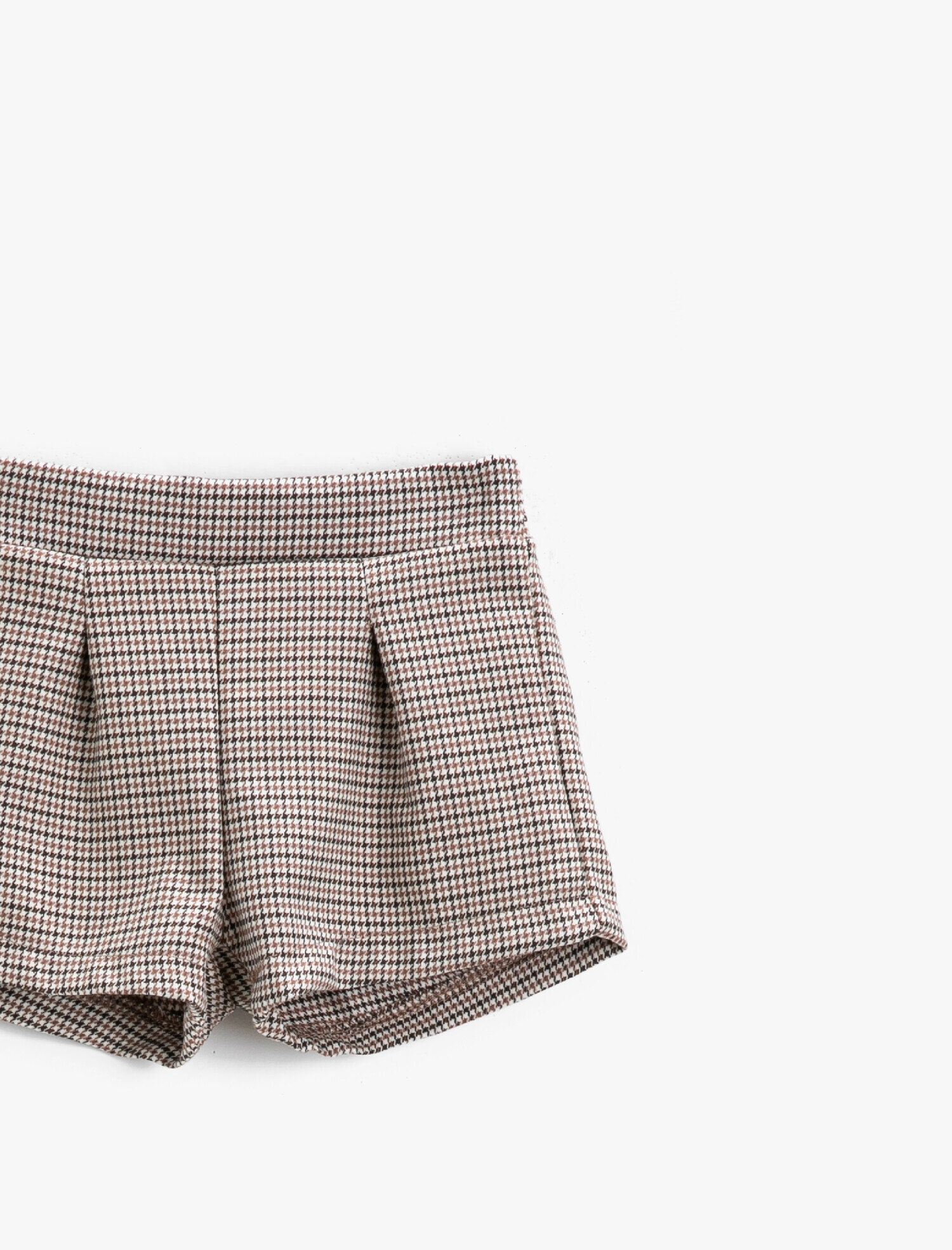  Kız Bebek Kazayağı Desenli Şort