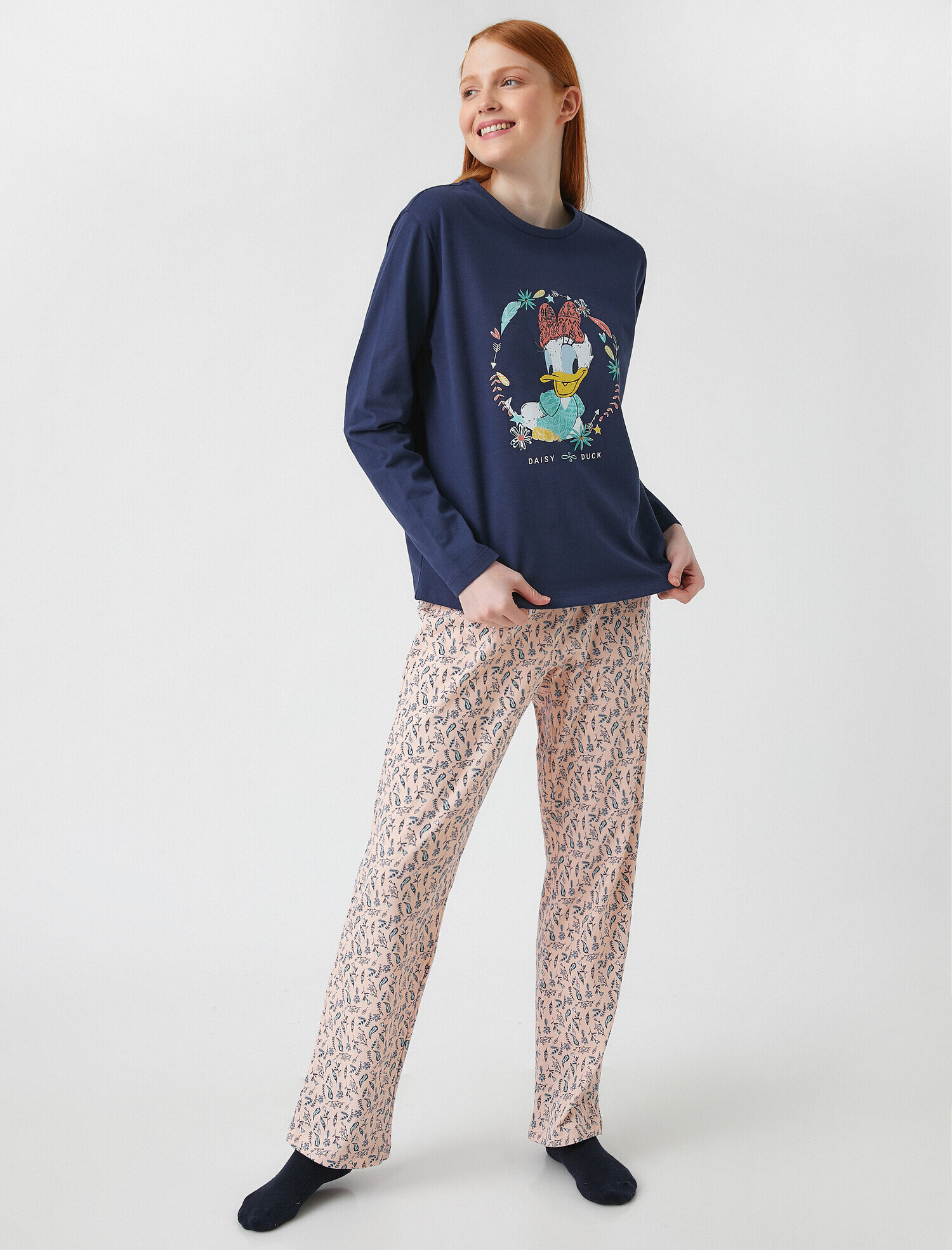   Daisy Duck Lisanslı Pamuklu Pijama Takımı