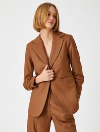 V Yaka Blazer Ceket