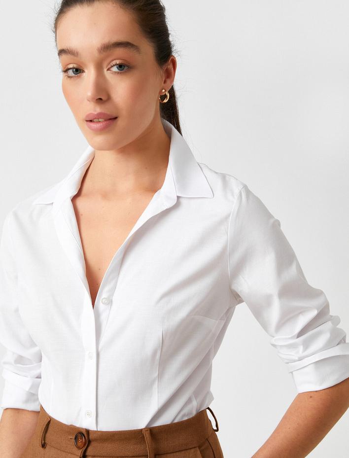  Uzun Kollu Basic Gömlek