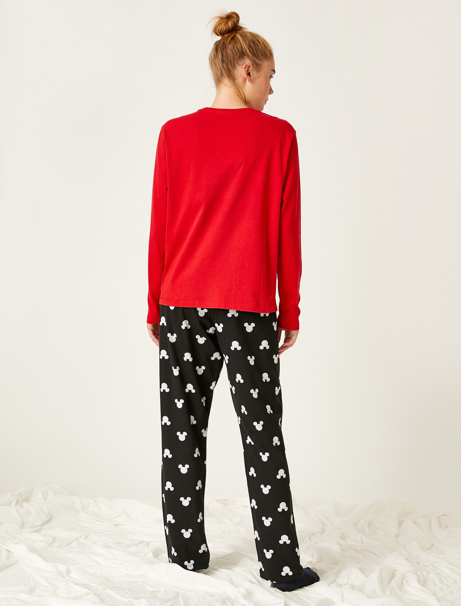   Mickey Mouse Lisanslı Pamuklu Pijama Takımı