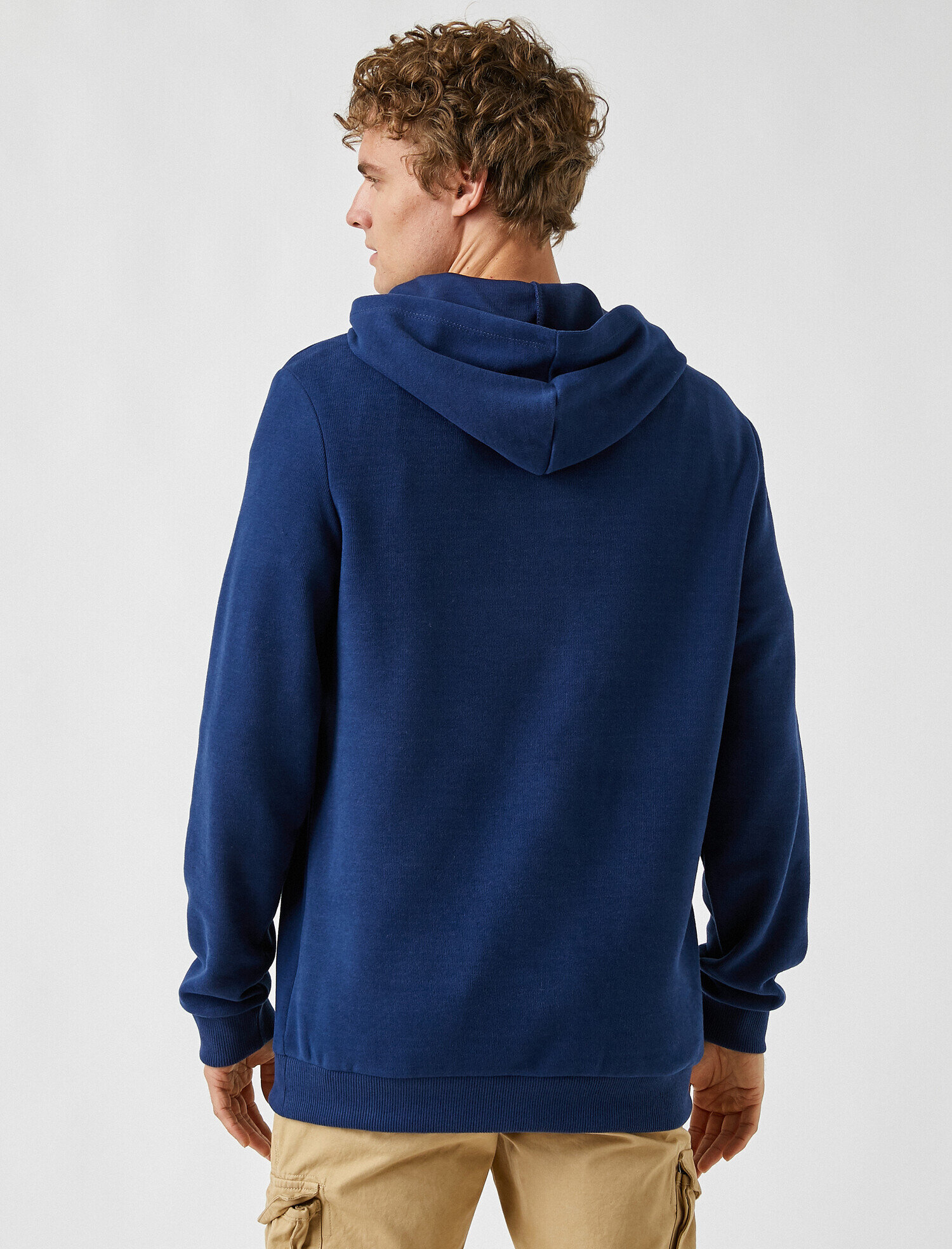   Oversize Basic Kapüşonlu Sweatshirt