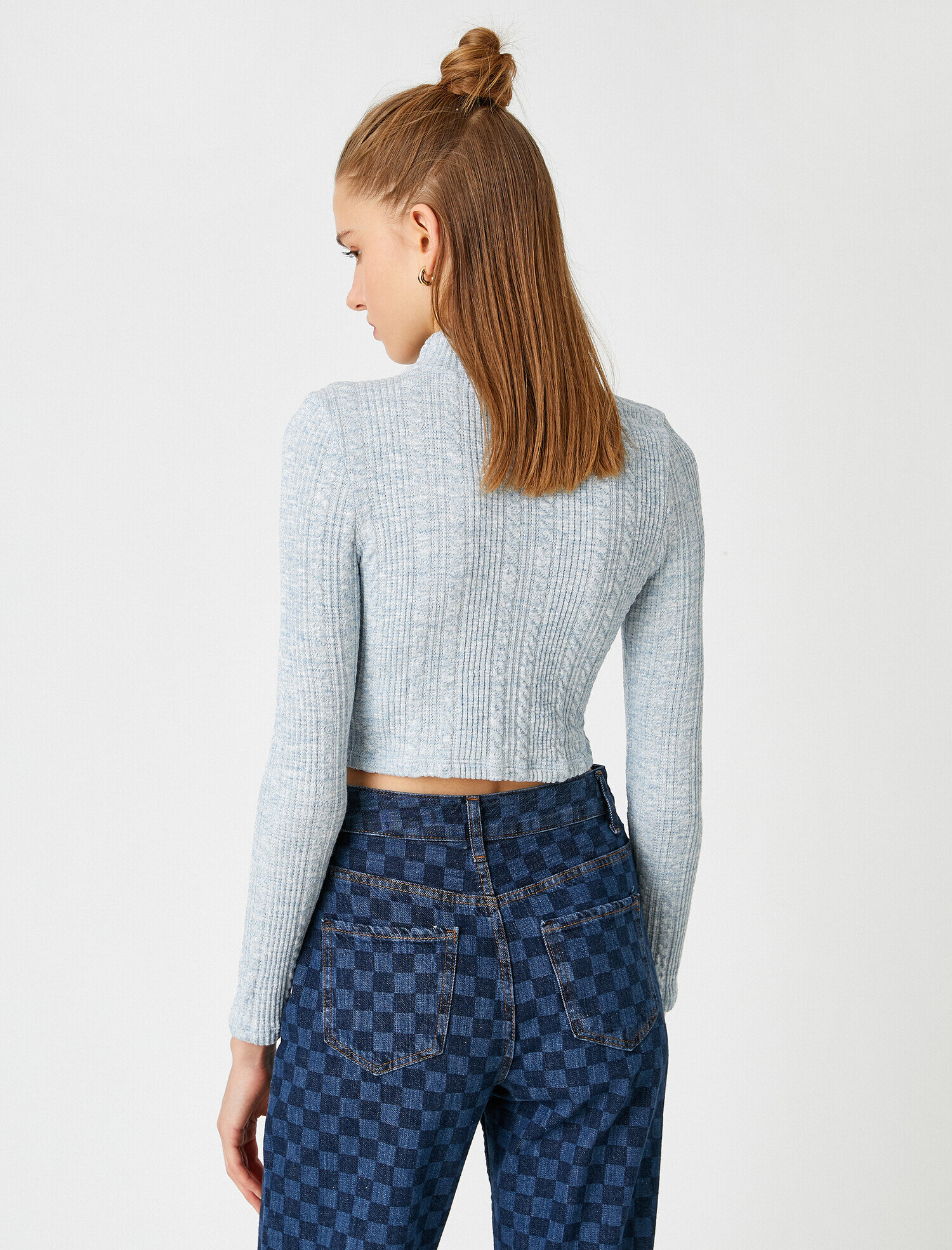   Boğazlı Uzun Kollu Kazak