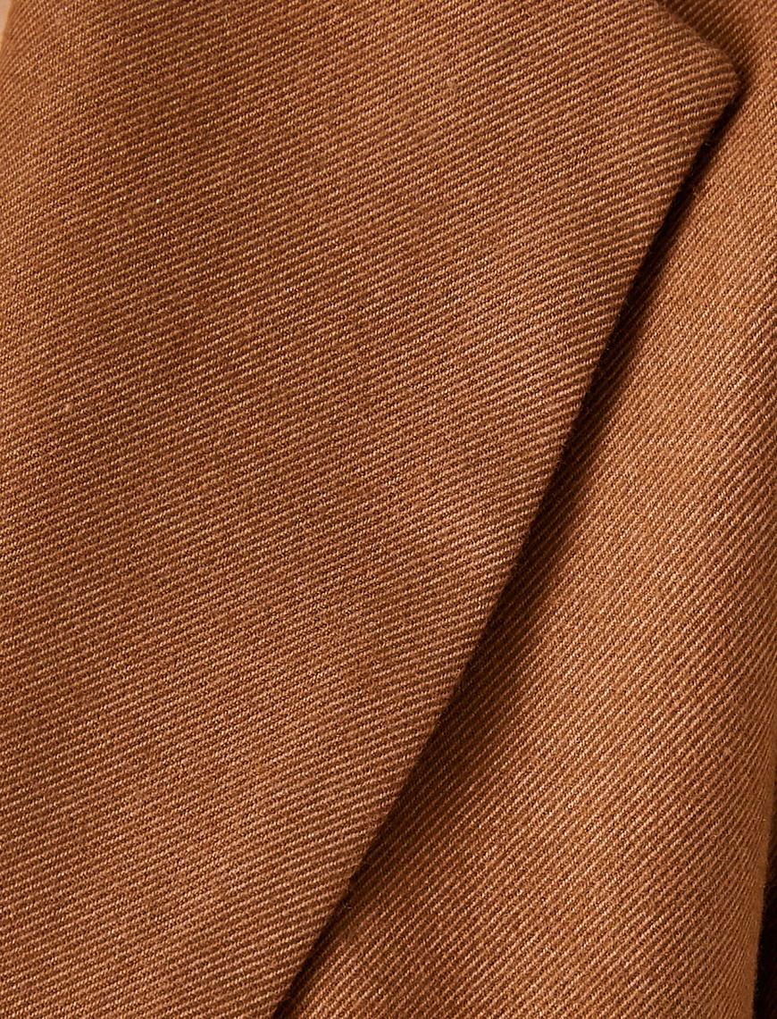   V Yaka Blazer Ceket