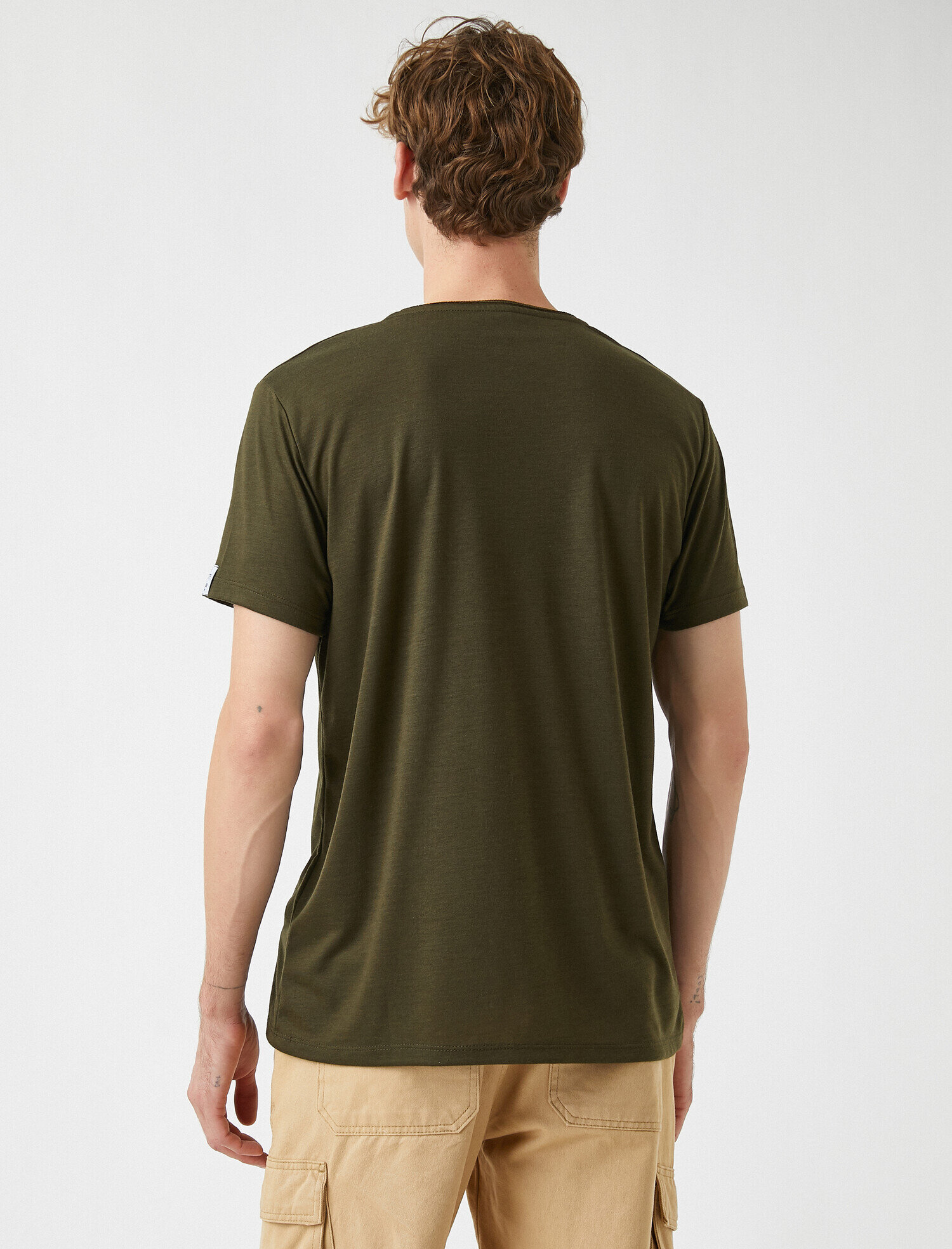   Basic Tişört Bisiklet Yaka