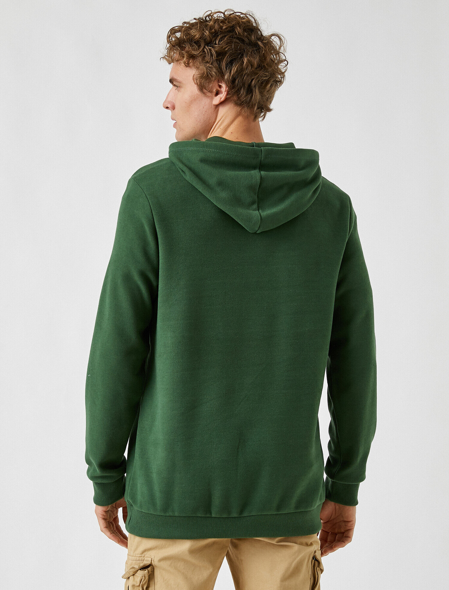   Oversize Basic Kapüşonlu Sweatshirt