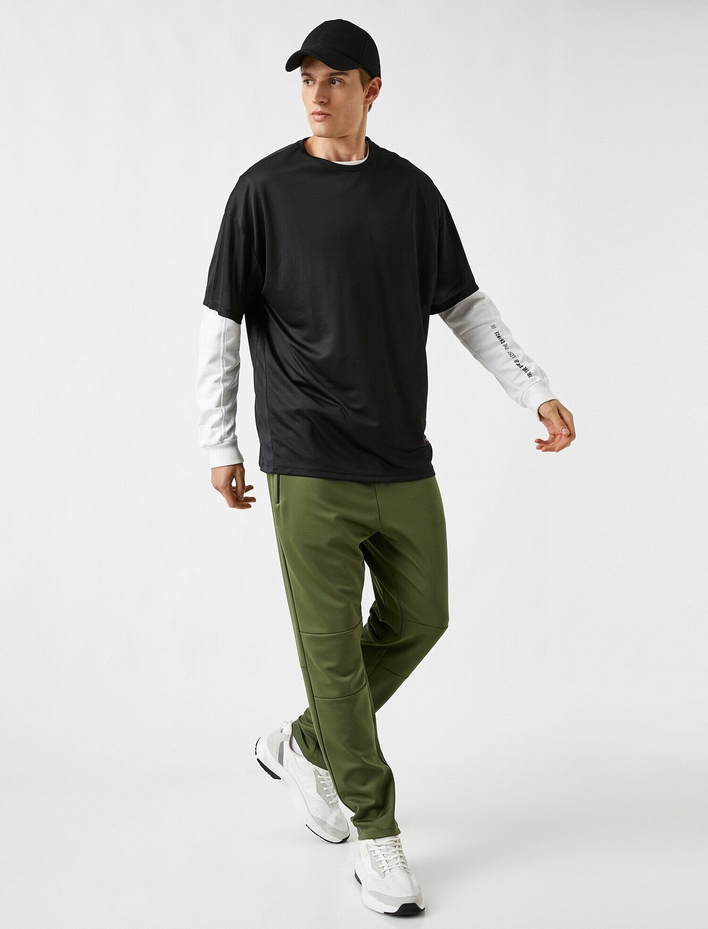  Fermuar Cepli Spor Eşofman Altı