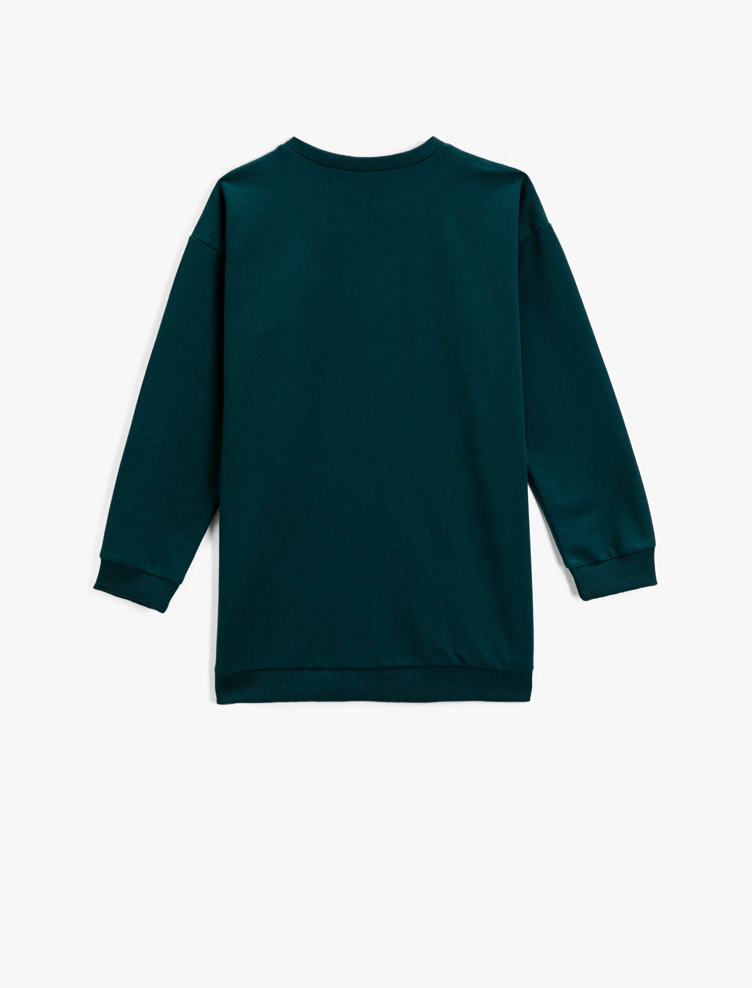  Erkek Çocuk Baskılı Uzun Kollu Sweatshirt Bisiklet Yaka