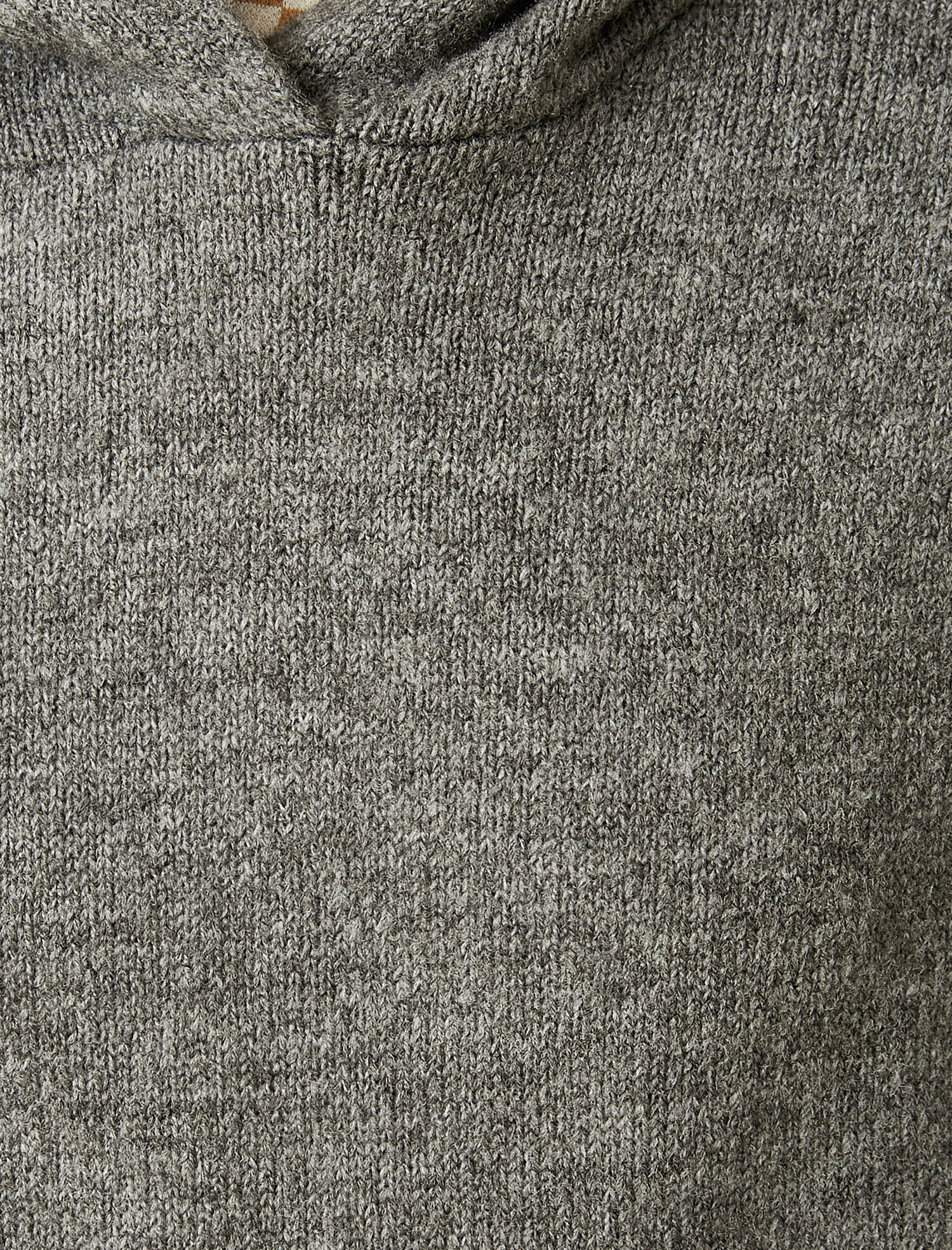   Kapüşonlu Uzun Kollu Cepli Kazak